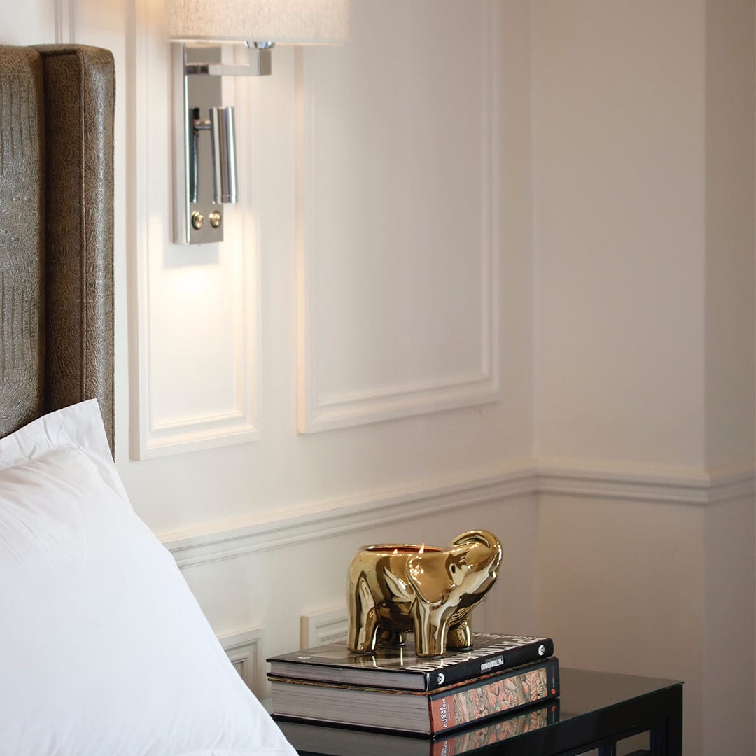 Gold Elephant Candle