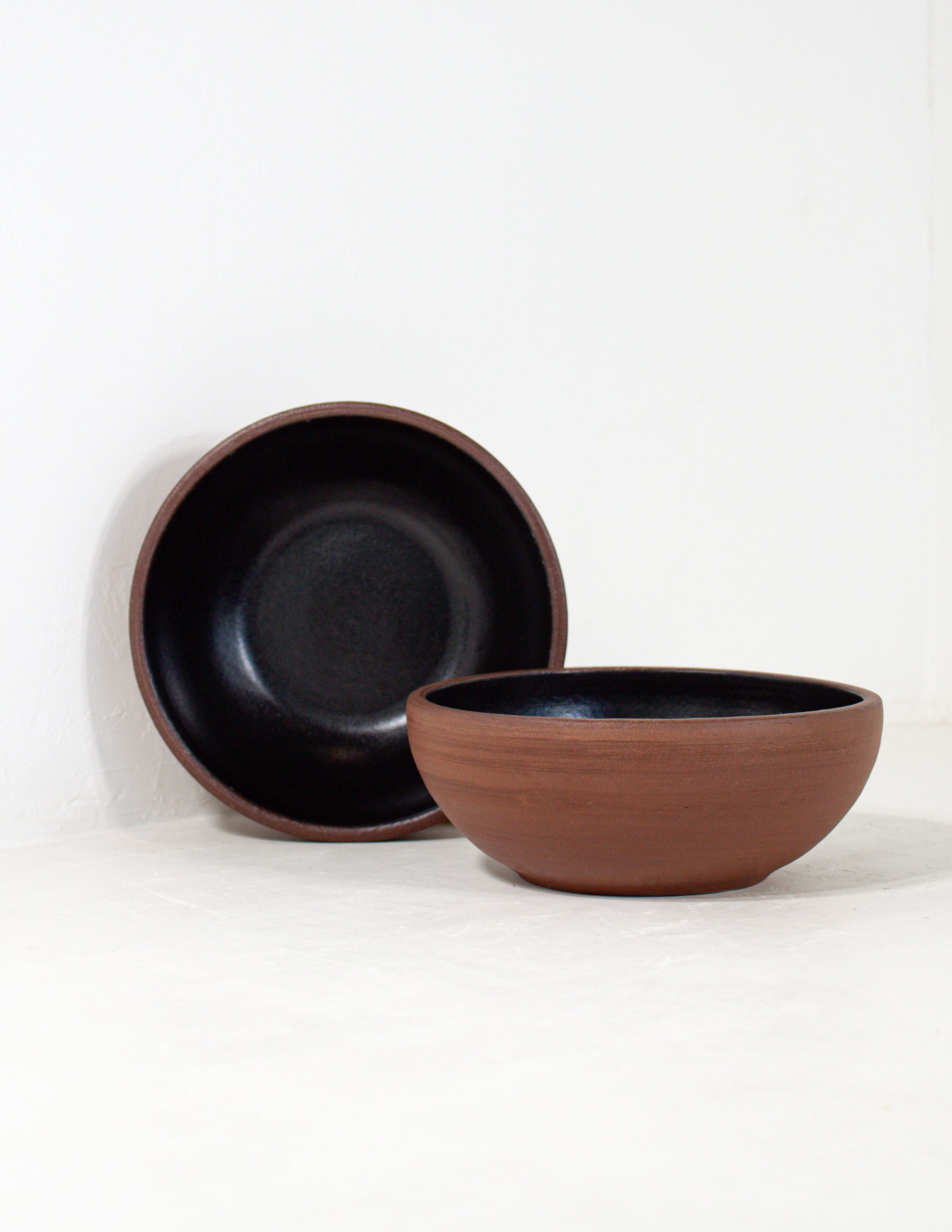 Coupe Cereal Bowl Black Oak Art