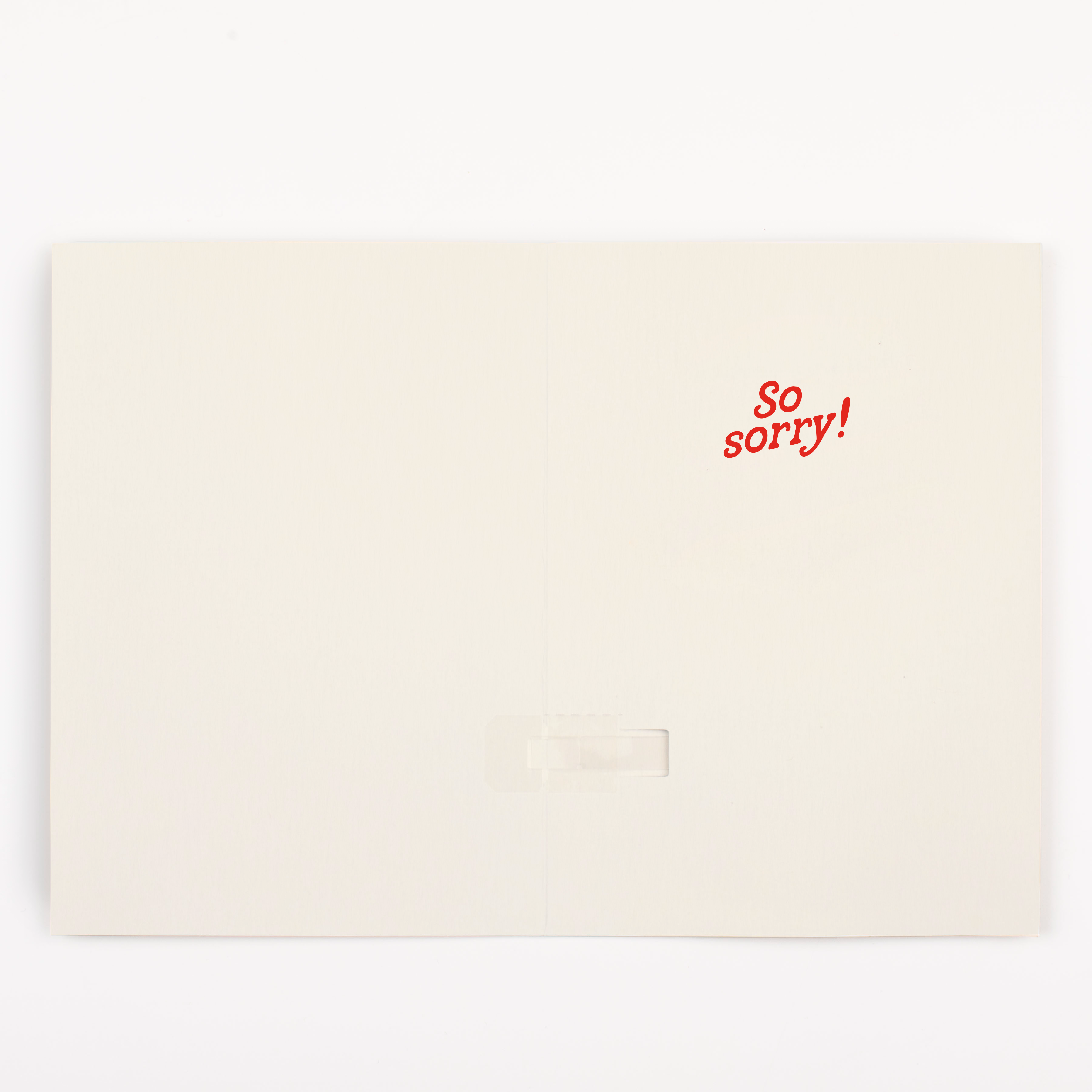 Endless I'm Sorry With Glitter Joker Greeting