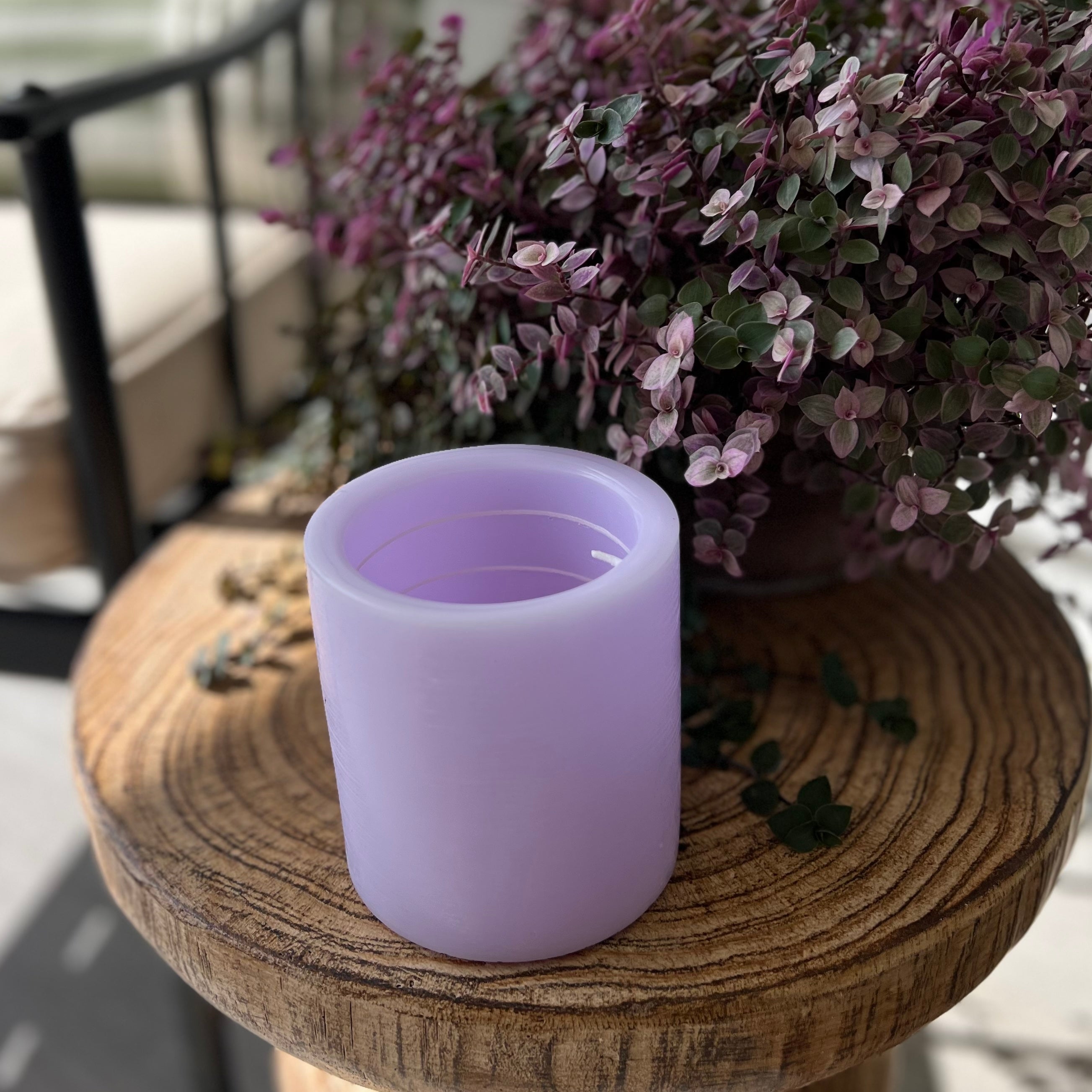 Lavender and Chamomile Spiral Light Candles
