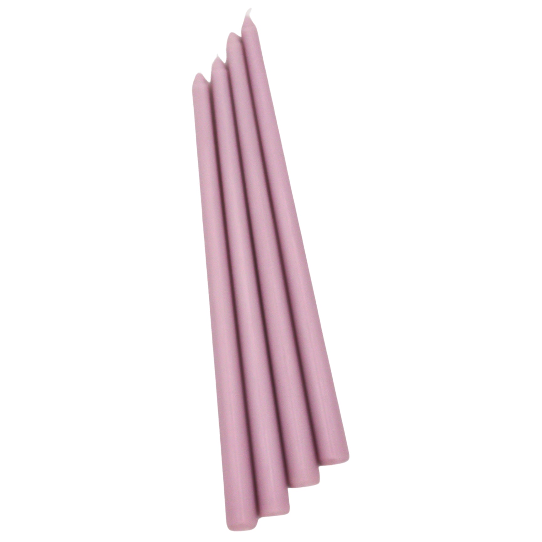 Extra Tall Lilac Hush Taper Candle, 1 Case of 24 Packs (4 Candles per Pack) Ro'Table