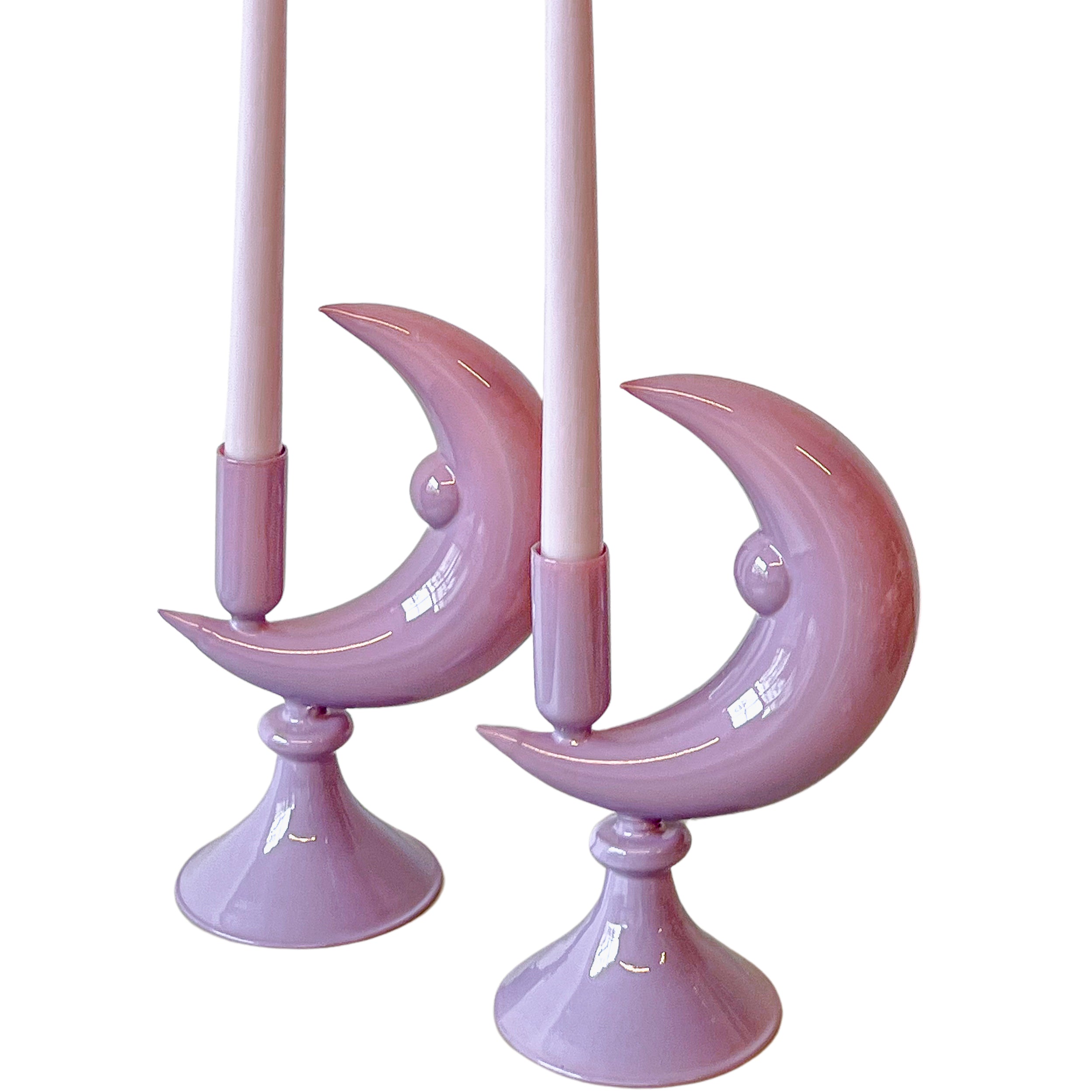 Extra Tall Lilac Hush Taper Candle, 1 Case of 48 Packs (4 Candles per Pack) Ro'Table
