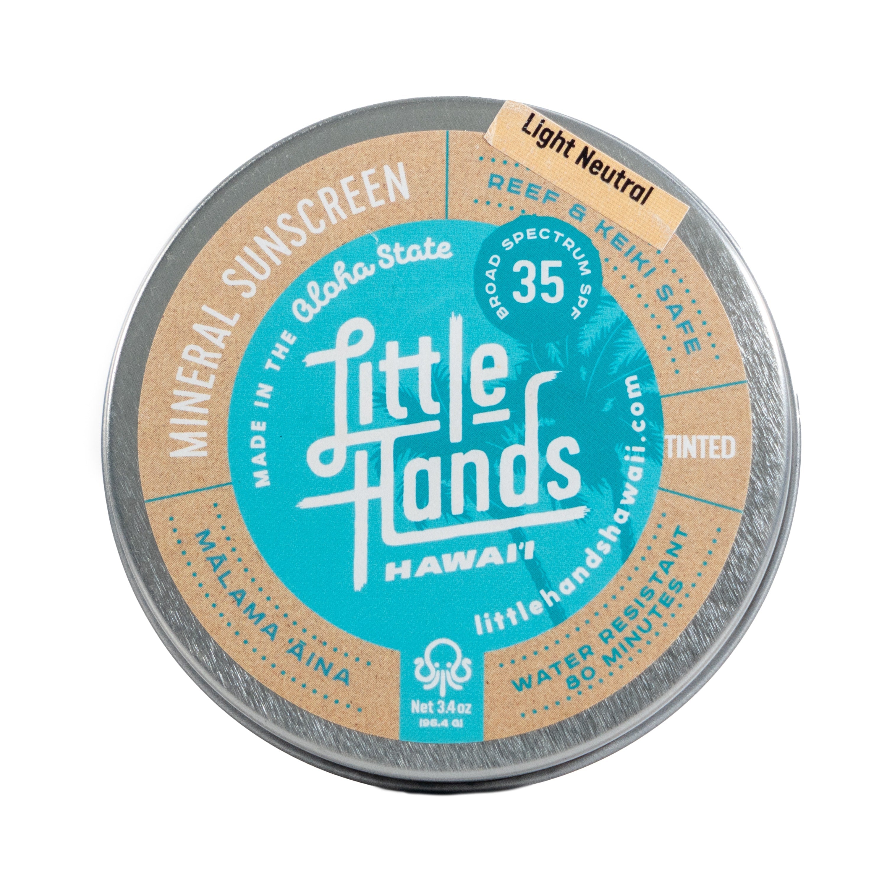 Body & Face Mineral Sunscreen Little Hands Hawaii