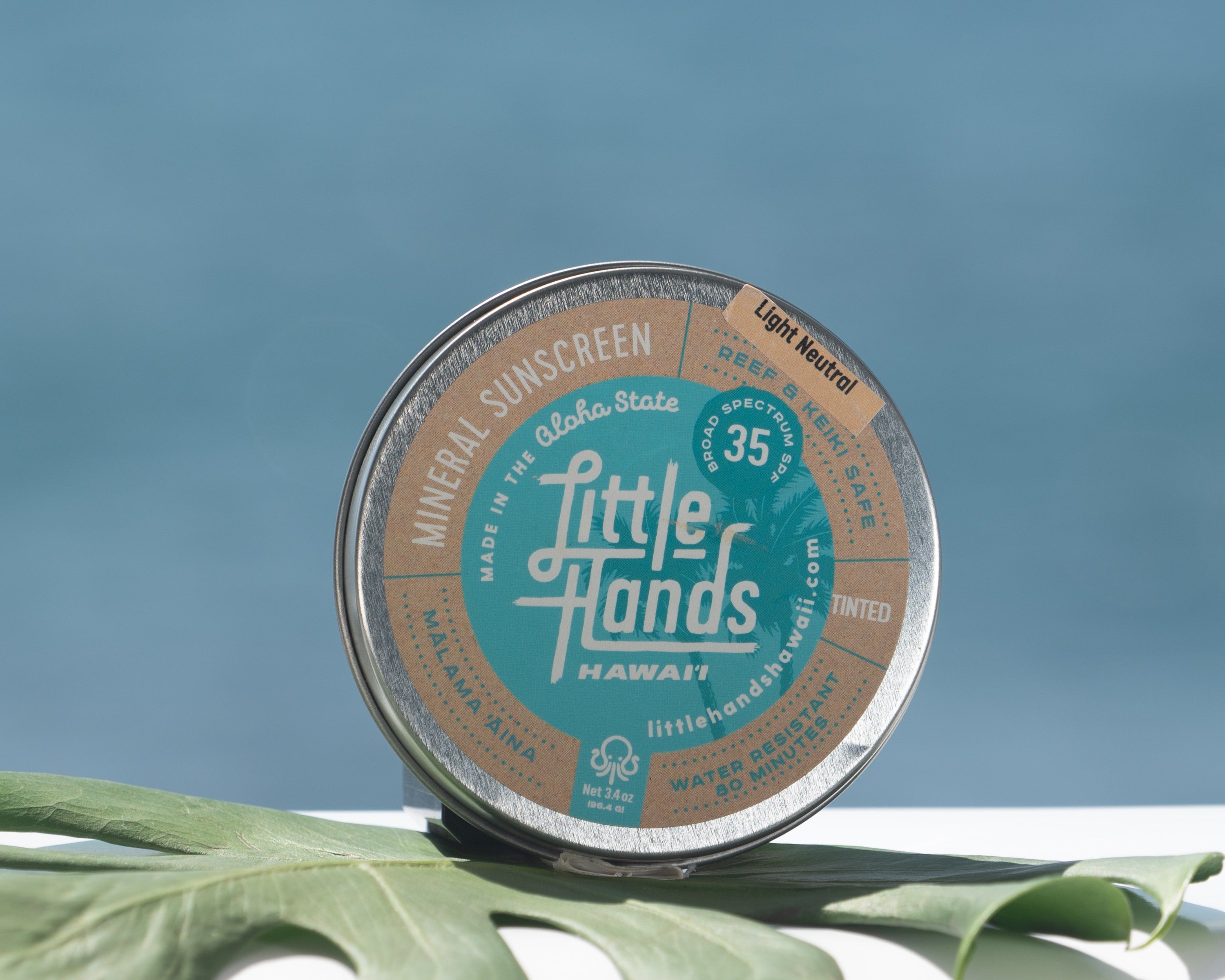 Body & Face Mineral Sunscreen Little Hands Hawaii