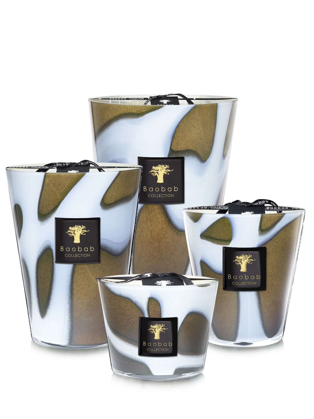 Baobab Collection - Candle Stones Agate - Bergamot-Açai berry-Amber - MAX10 - Coastous