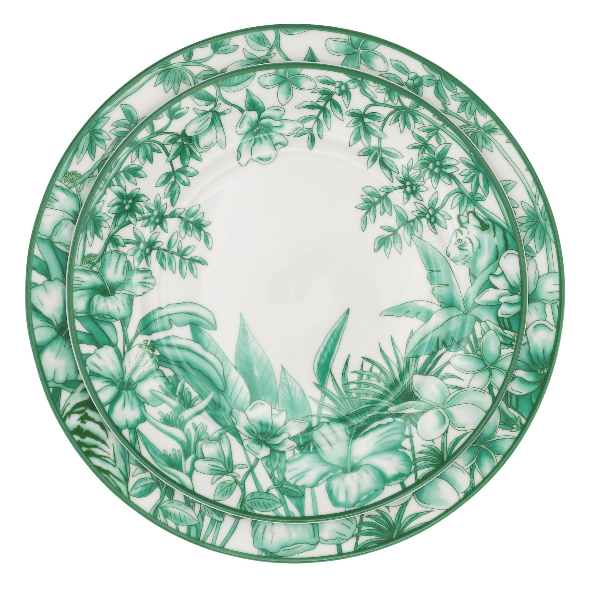 Monsoon Verdant Dinner Plate - Case of 12 Plates (+3 Bonus Plates) Ro'Table