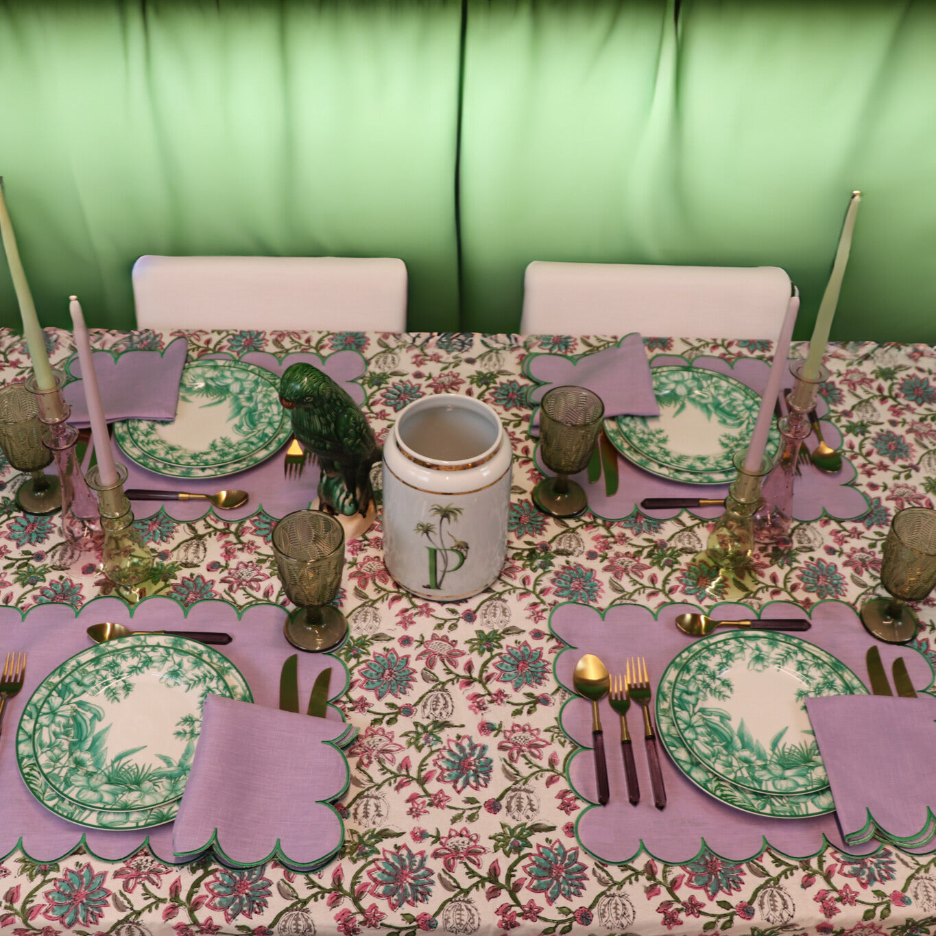 Monsoon Verdant Starter Plate - Set of 4 (+1 Bonus Plate) Ro'Table