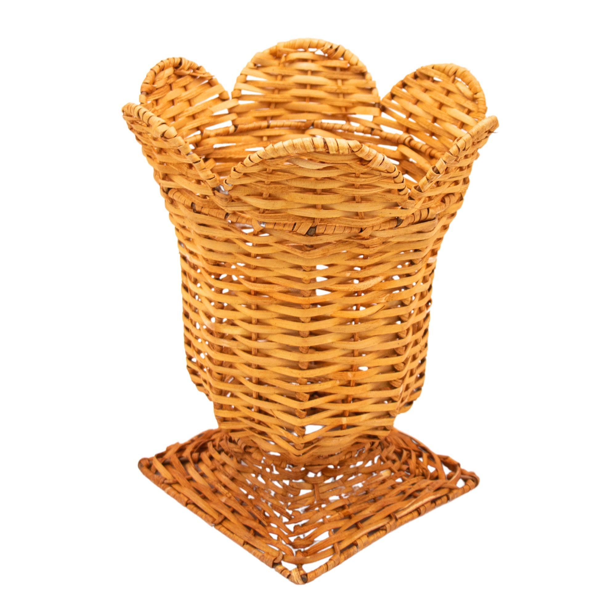 Natural Rattan Urn Vase Ro'Table