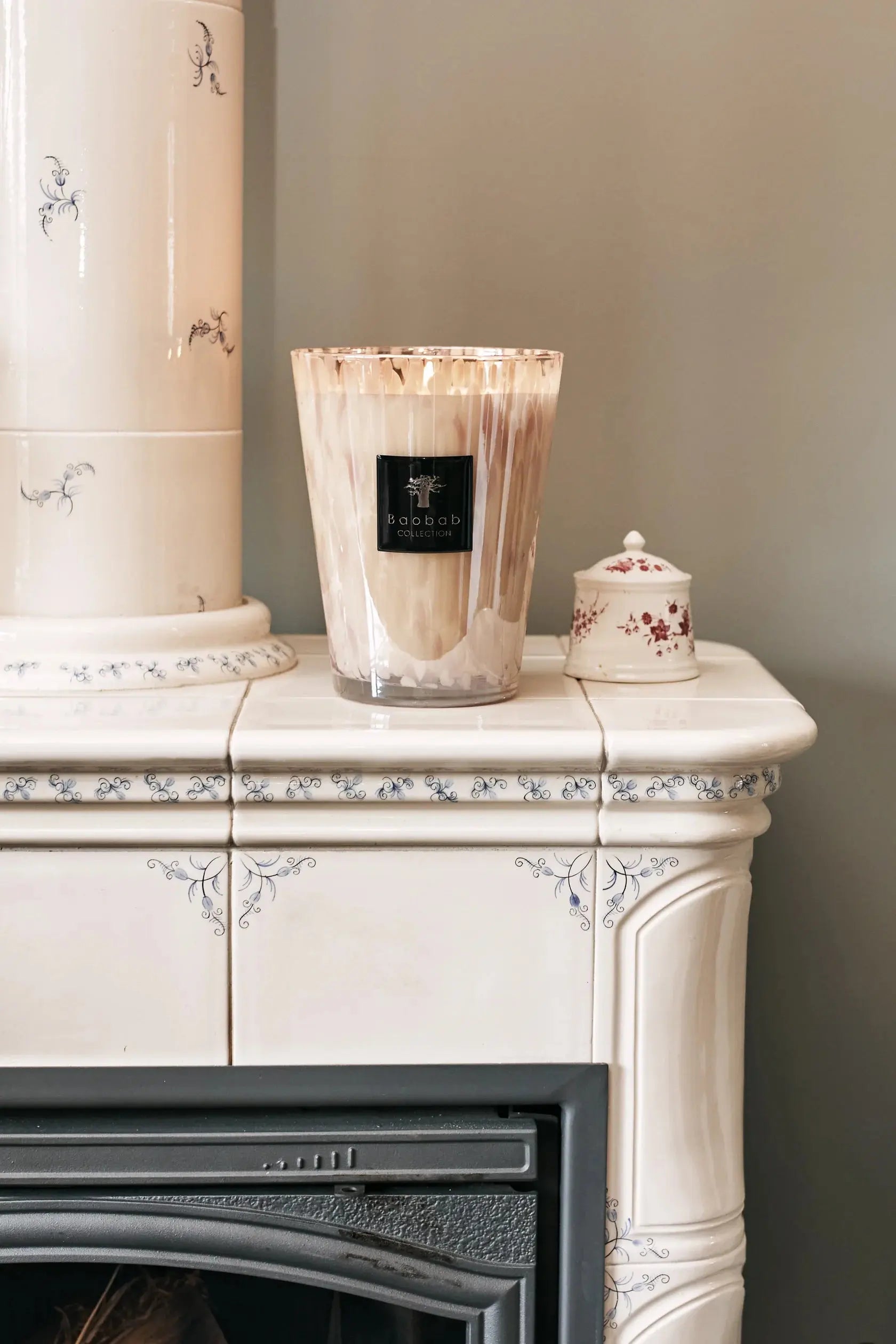 Candle White Pearls Coastous