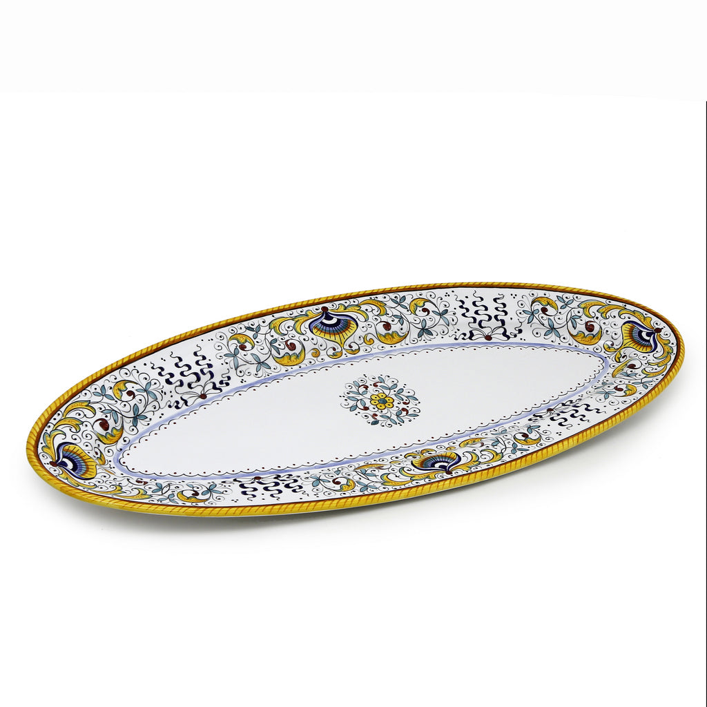PAVOVE DELUXE: Fish/Hors d'Oeuvres Oval Narrow Platter
