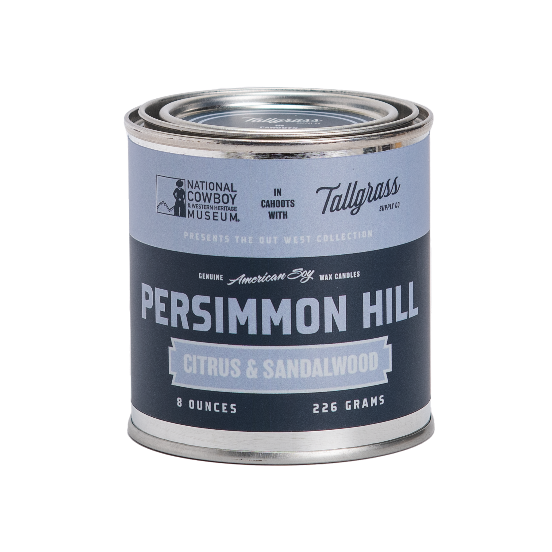 Persimmon Hill: Citrus + Sandalwood Soy Wax Candle Tallgrass Supply