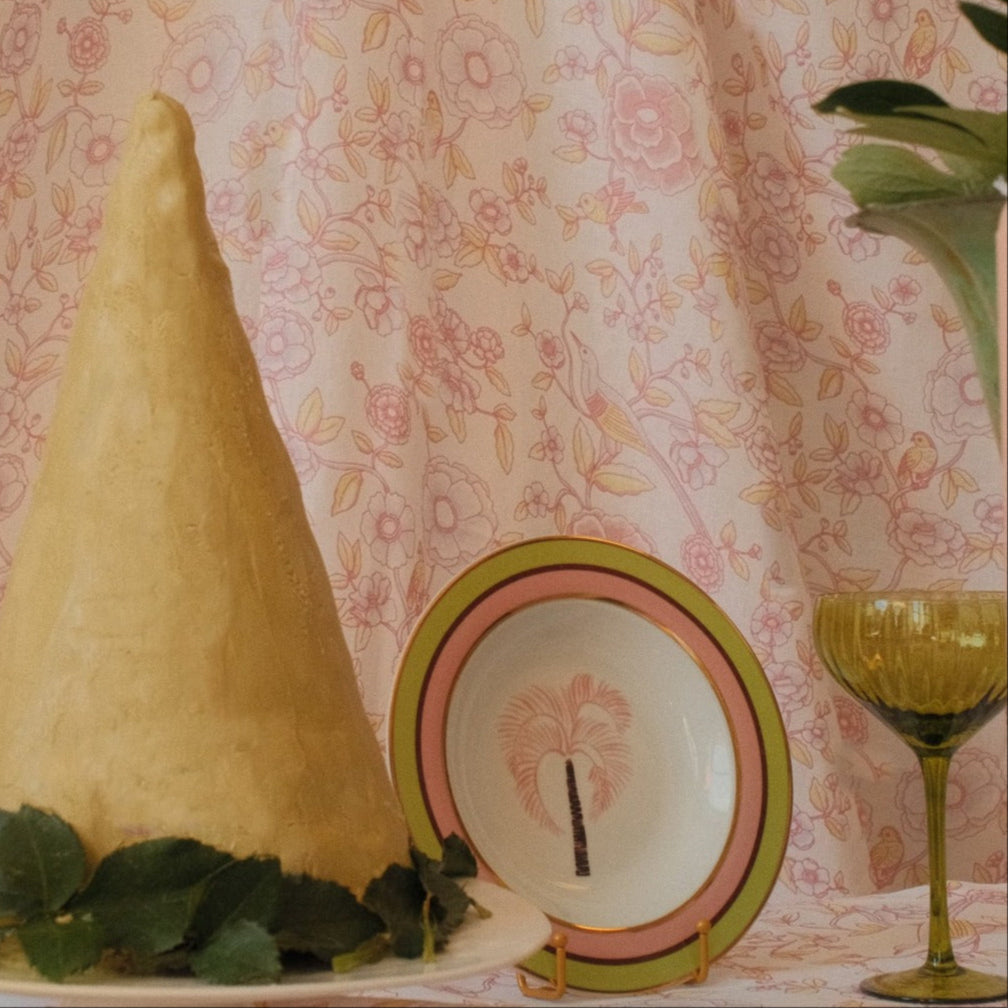 Pistachio & Lychee Palm Soup Bowl - Set of 4 (+1 Bonus Bowl) Ro'Table