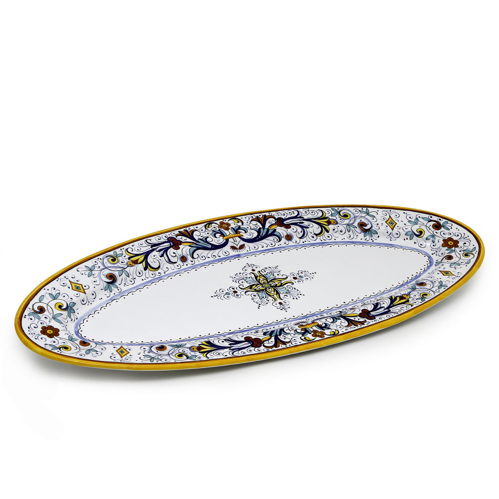 RICCO DERUTA DELUXE: Fish/Hors d'Oeuvres Oval Narrow Platter