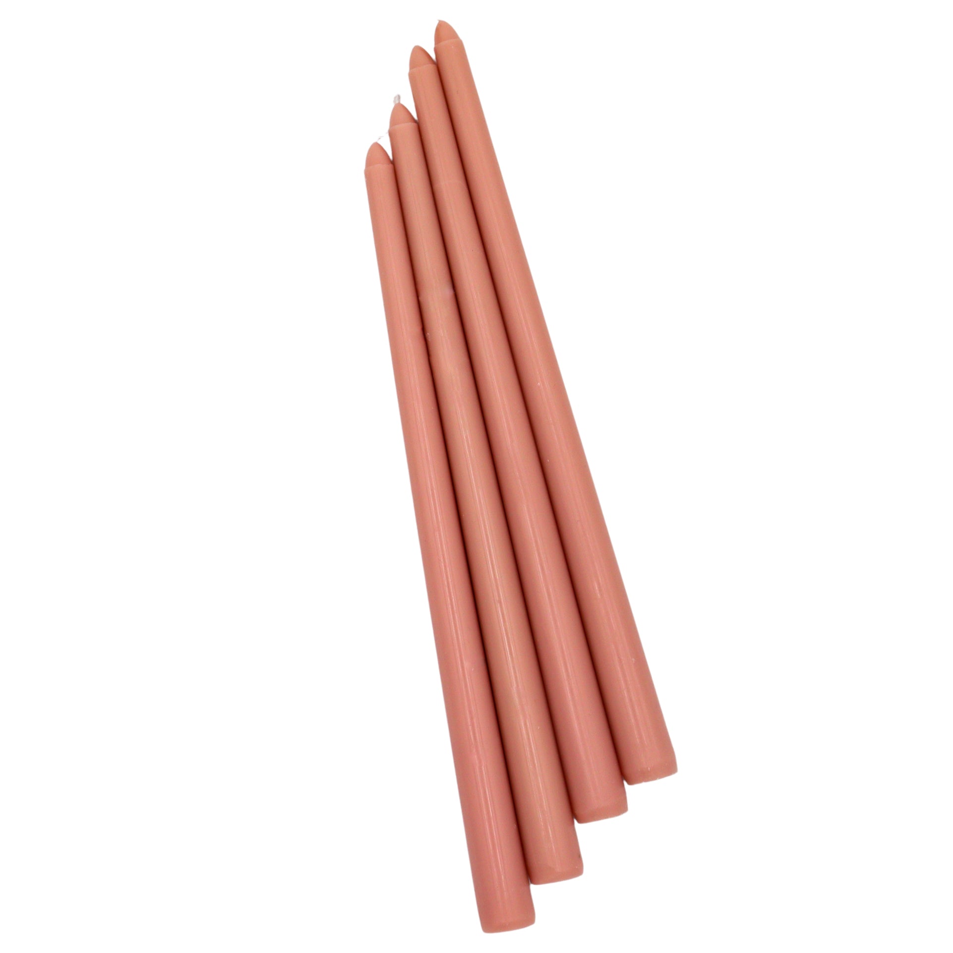 Extra Tall Rose Glow Taper Candle, 1 Case of 24 Packs (4 Candles per Pack) Ro'Table