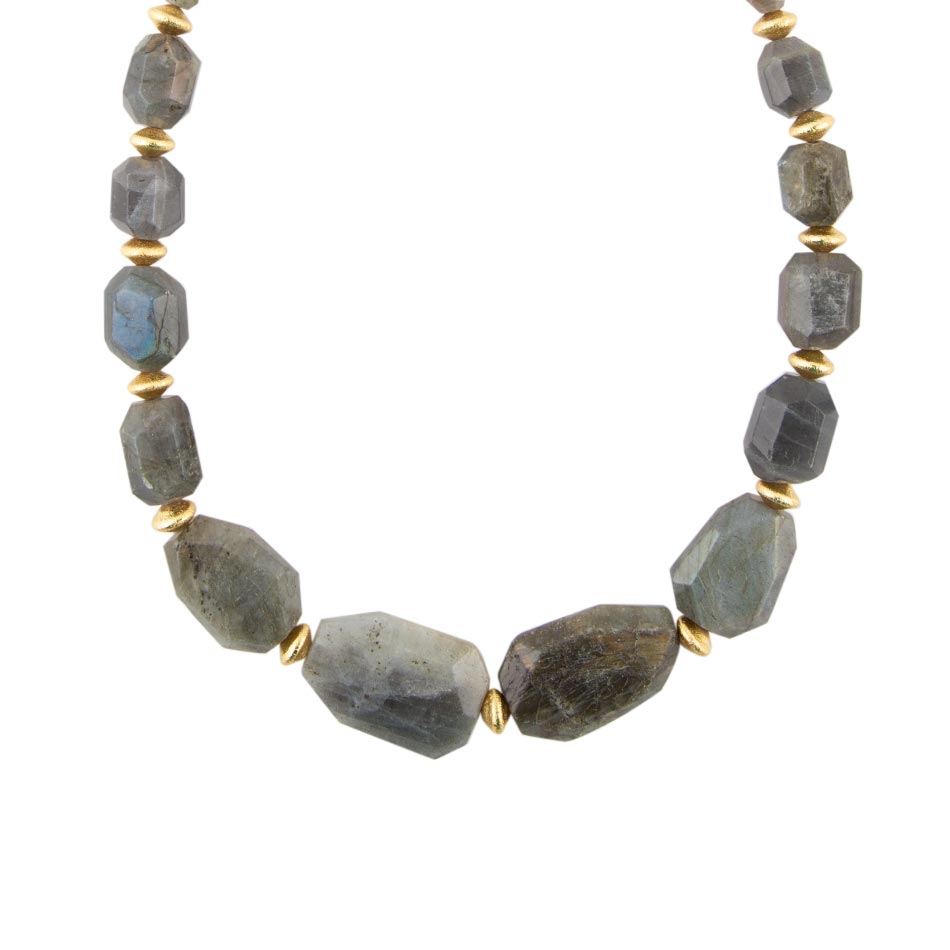 Bold Labradorite Statement Necklace Barse Jewelry