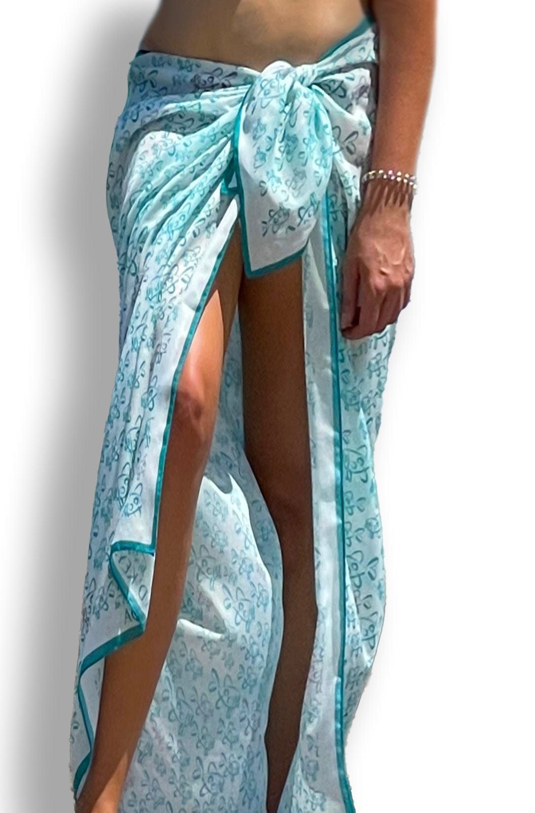 Sarong (White) AQUA D' KEYS
