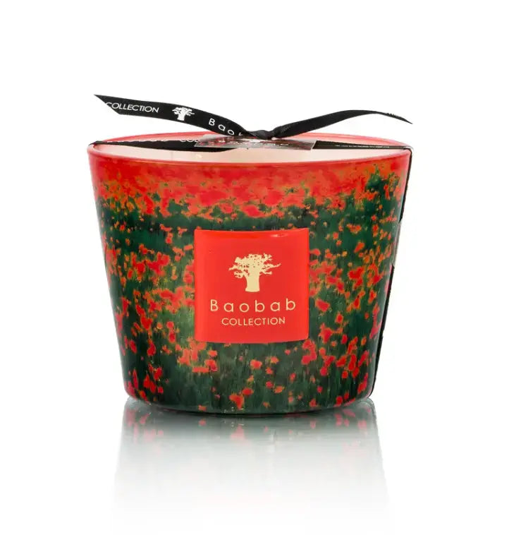 Baobab Collection - Arty Flowers Poppies Candle