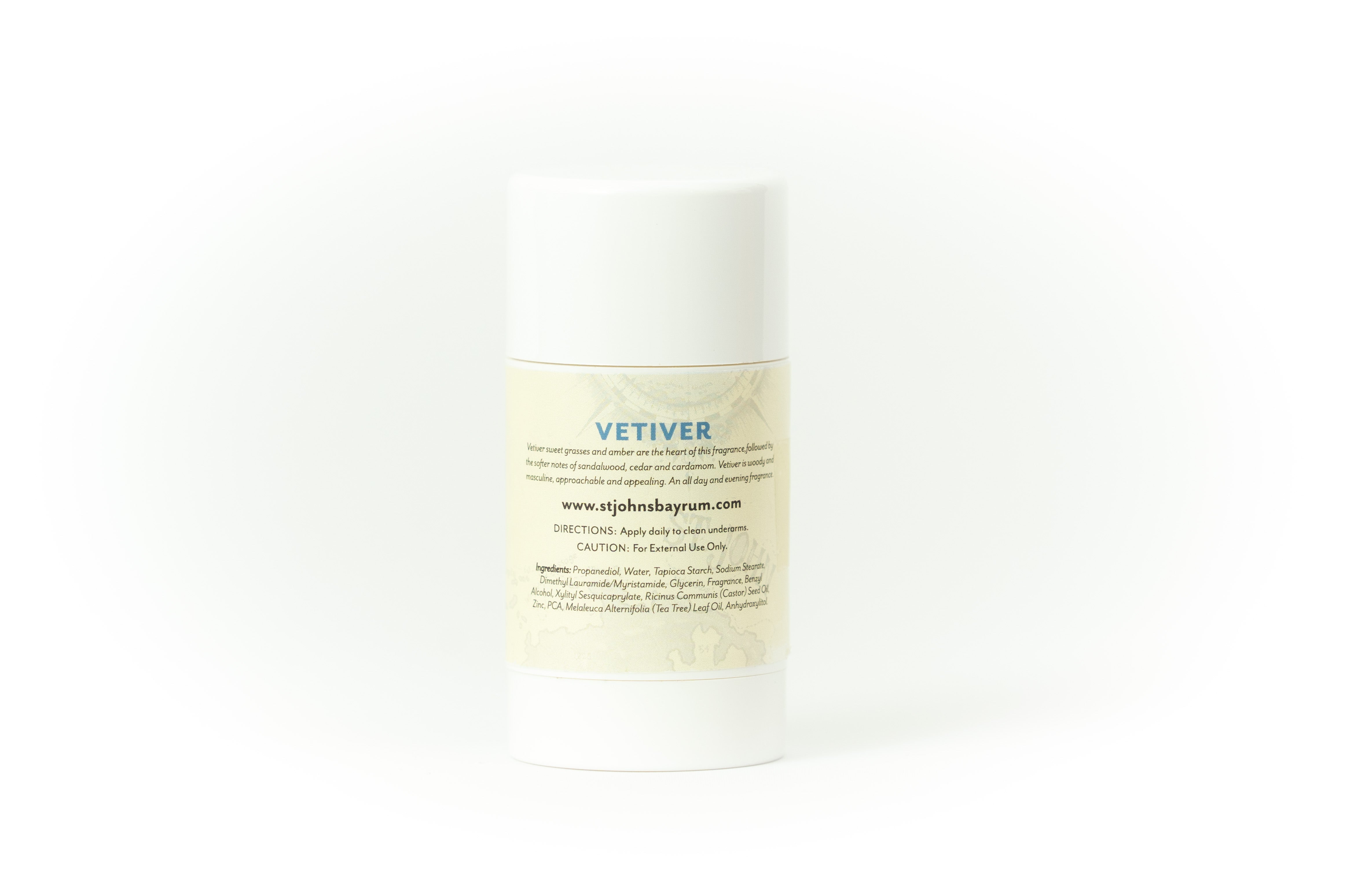 Vetiver Aluminum Free Deodorant St Johns Fragrance Co LLC™