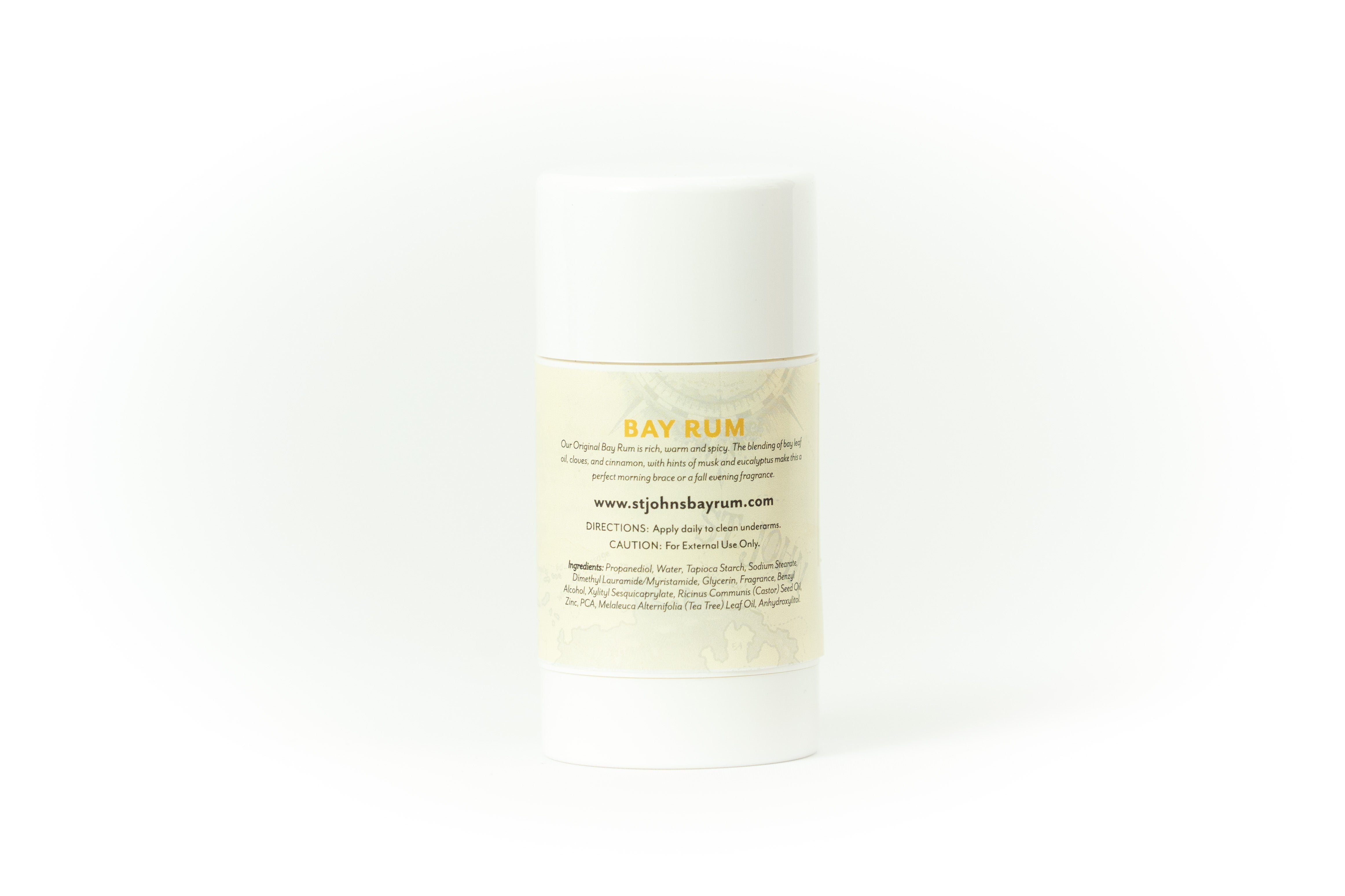 Bay Rum Aluminum Free Deodorant St Johns Fragrance Co LLC™