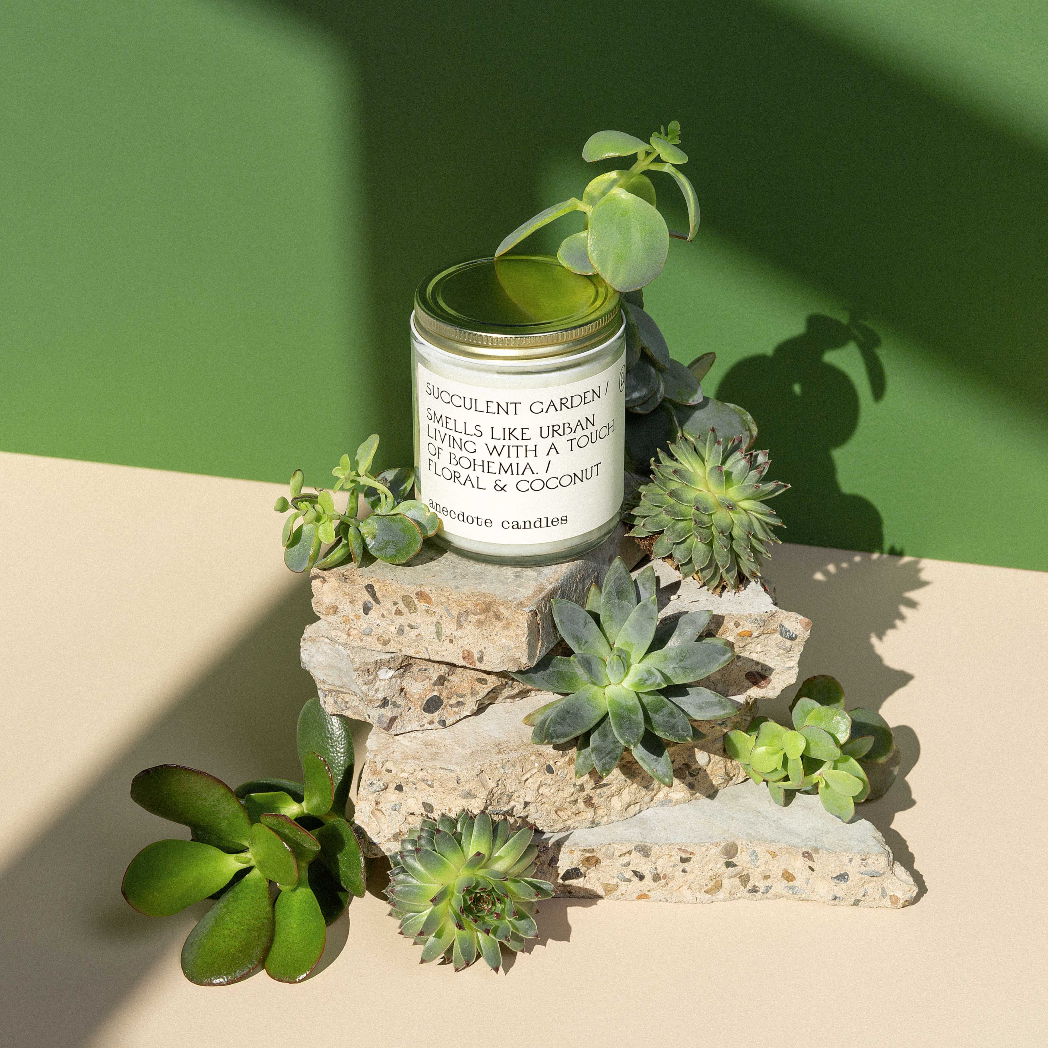 Succulent Garden Anecdote Candles
