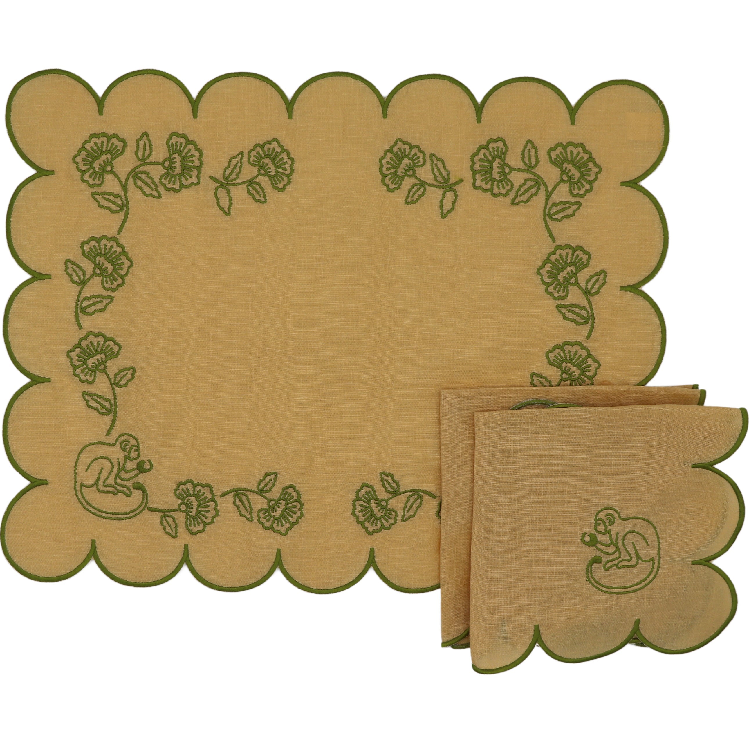 Sunlit Moss Napkin - Set of 4 Ro'Table