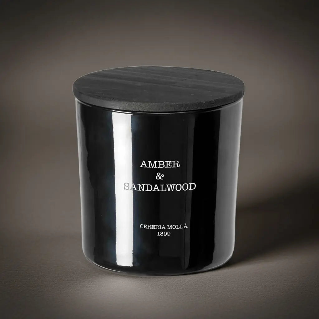 Amber & Sandalwood 3 wick XL Candle - 21 oz / 600 g Coastous