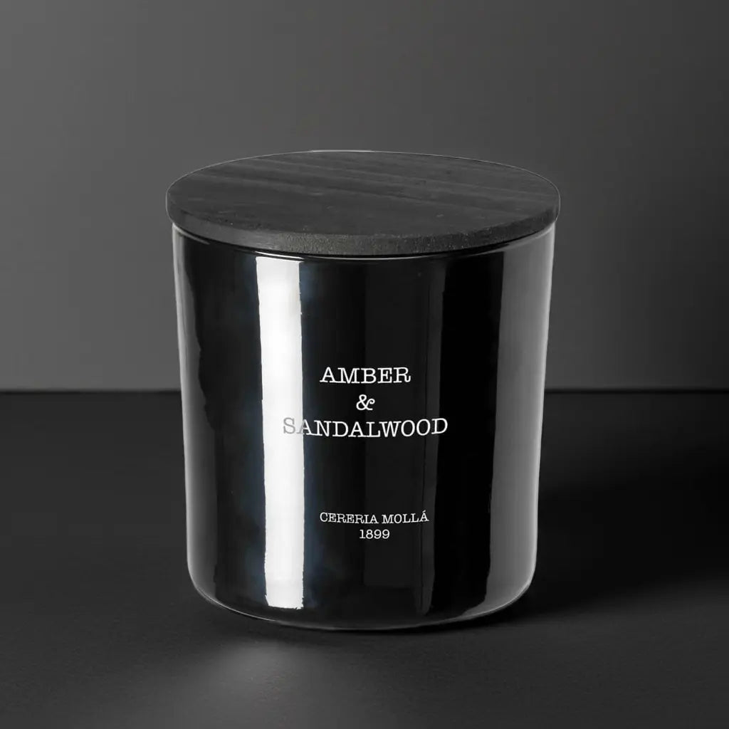 Amber & Sandalwood 3 wick XL Candle - 21 oz / 600 g Coastous