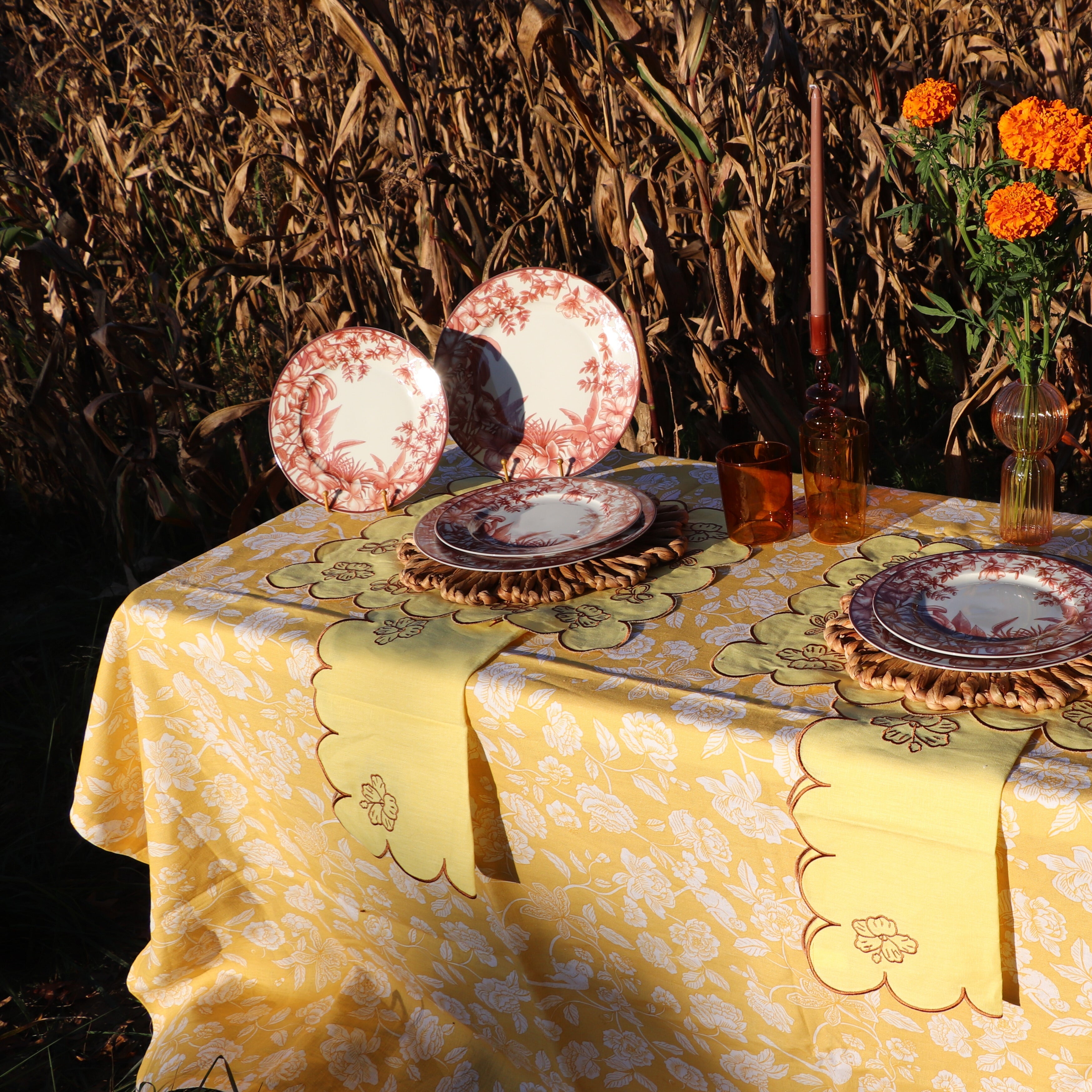 Tawny Marigold Napkin - Set of 4 Ro'Table