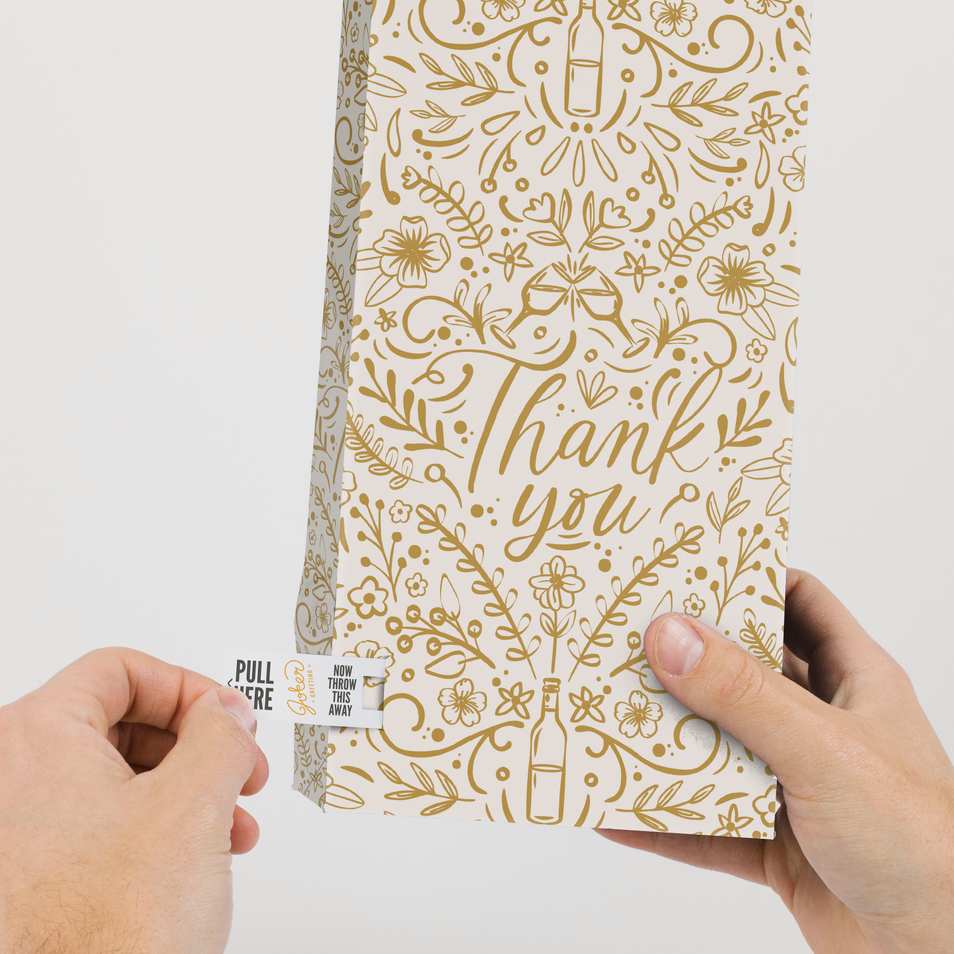 Endless Thank You Gift Bag Joker Greeting