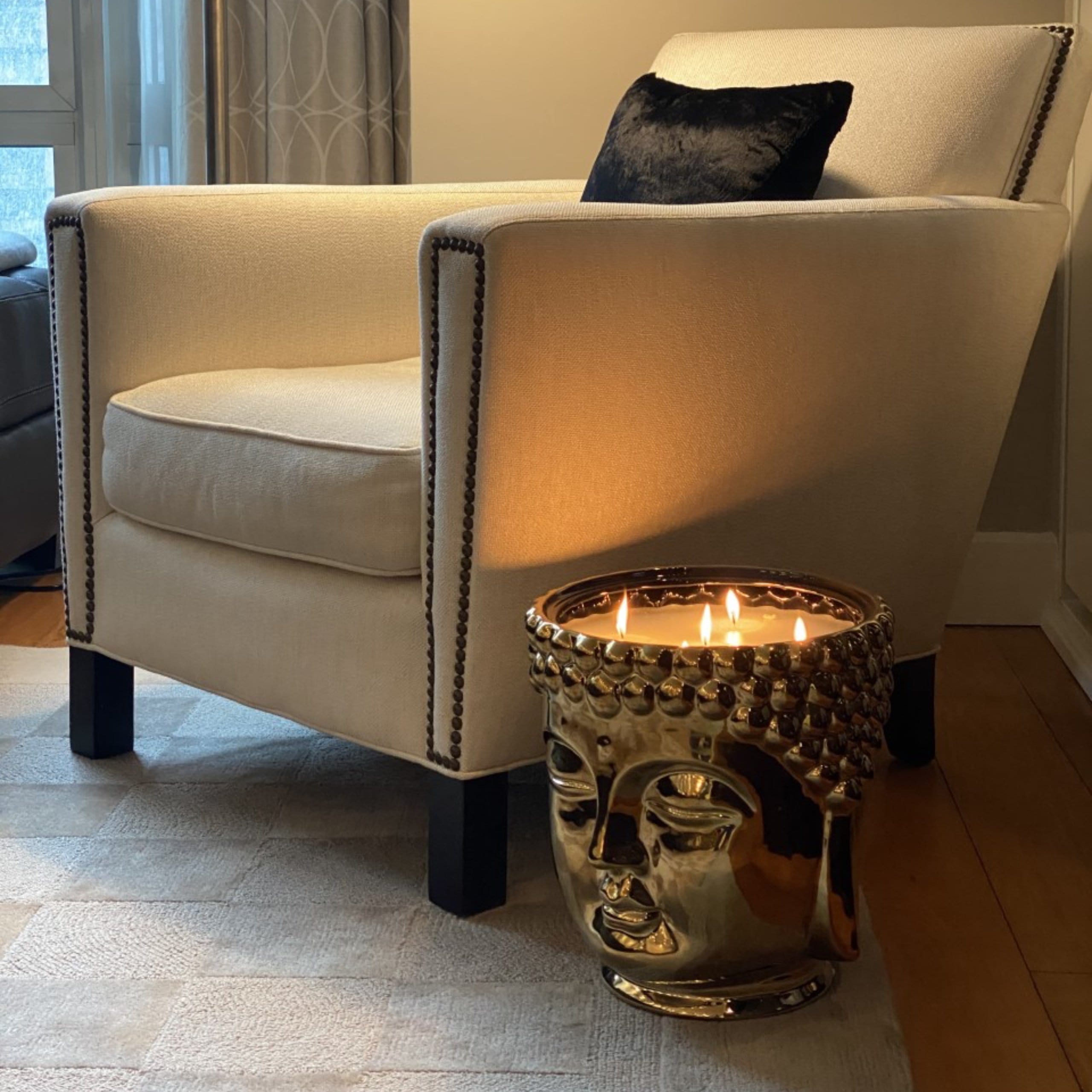 Gold Grande Buddha Candle