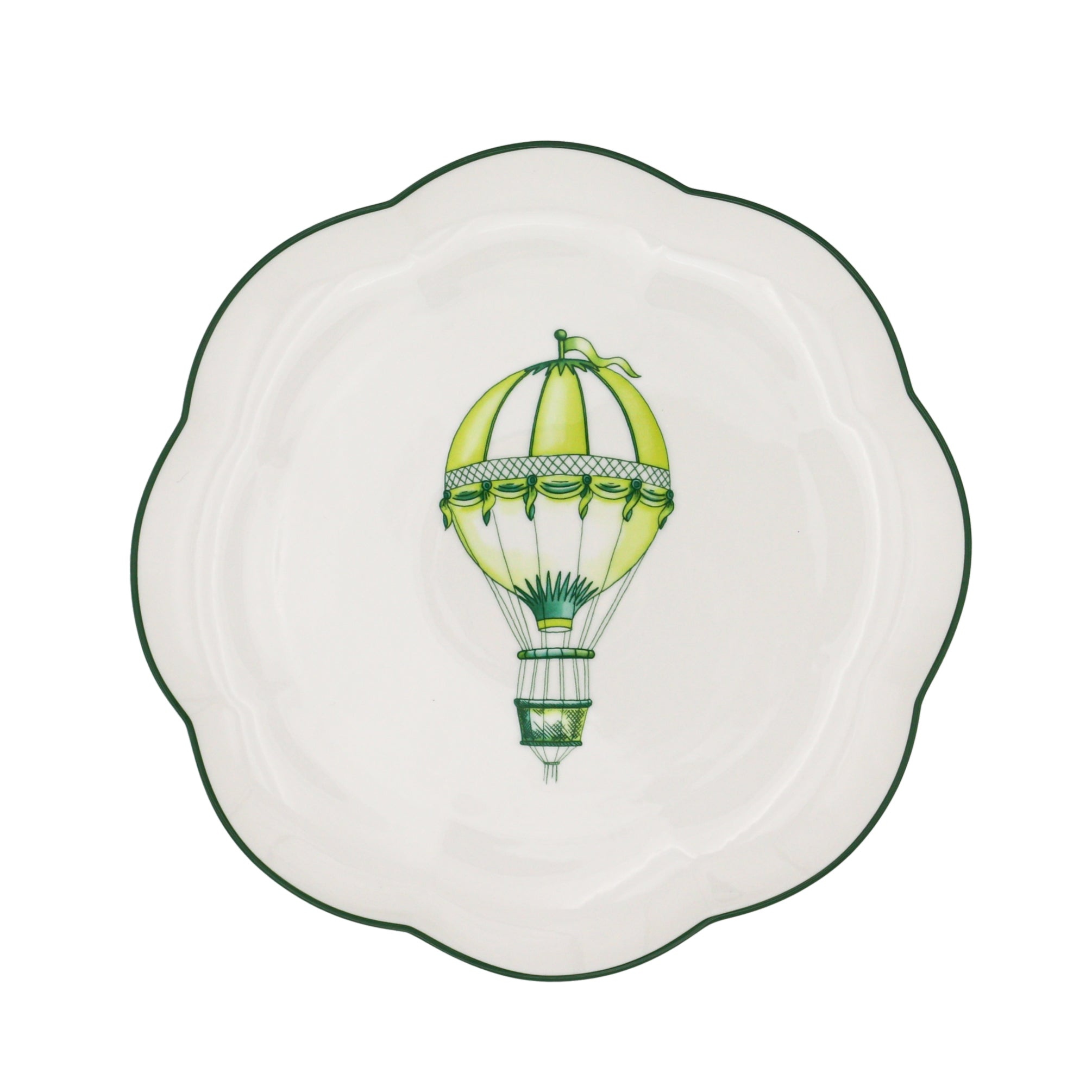 Valensole Lavender Scalloped Starter Plate - Set of 4 (+1 Bonus Plate) Ro'Table