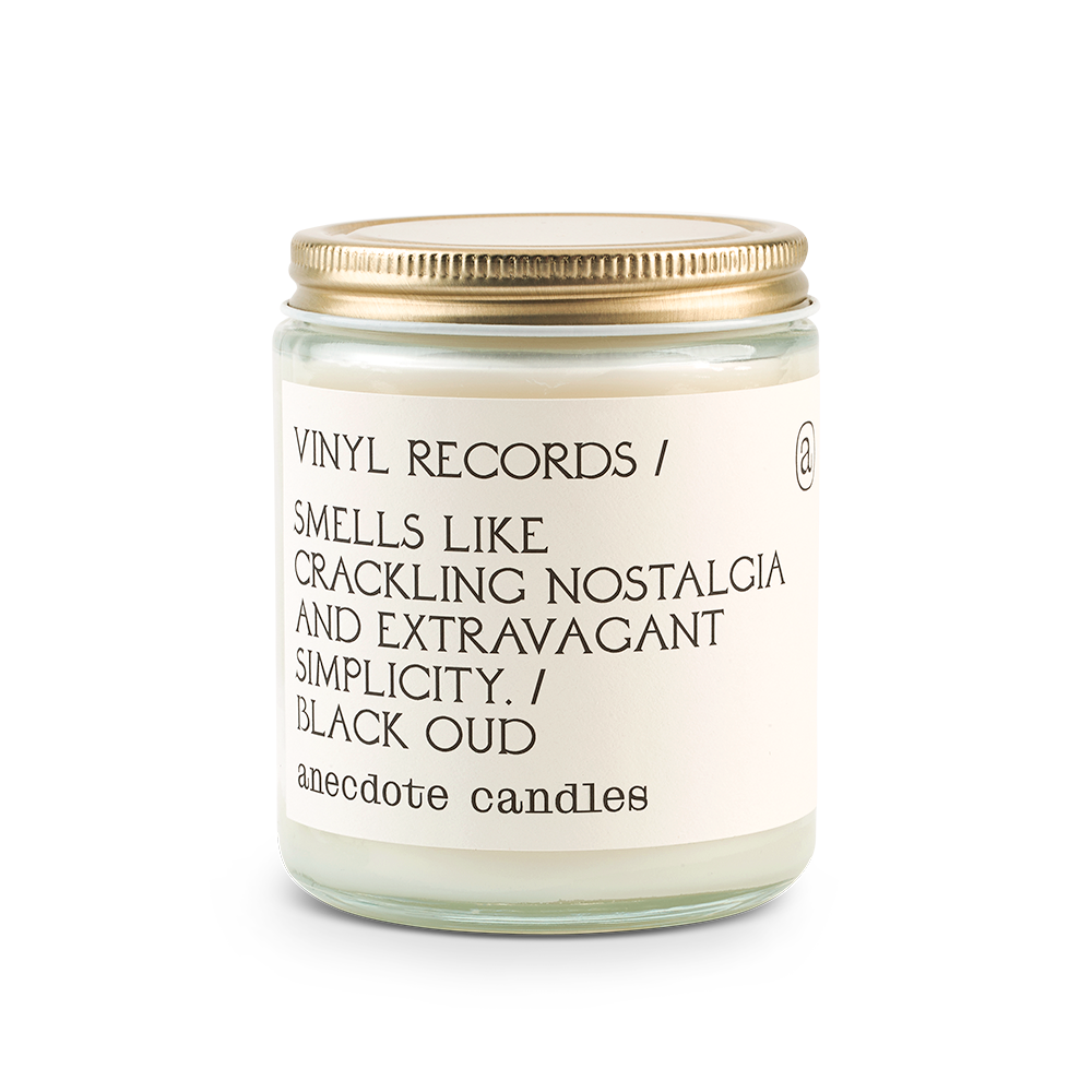 Vinyl Records Anecdote Candles