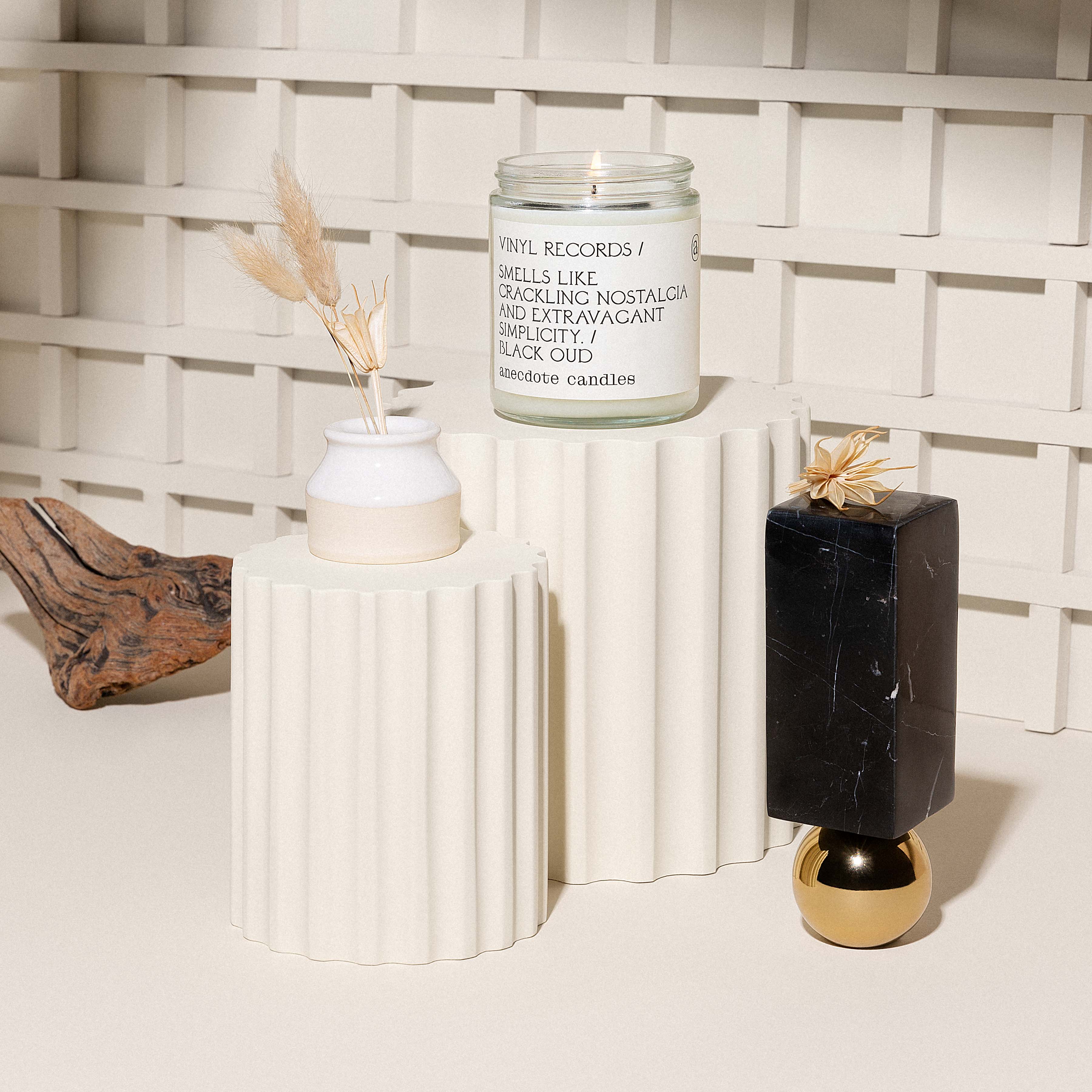 Vinyl Records Anecdote Candles