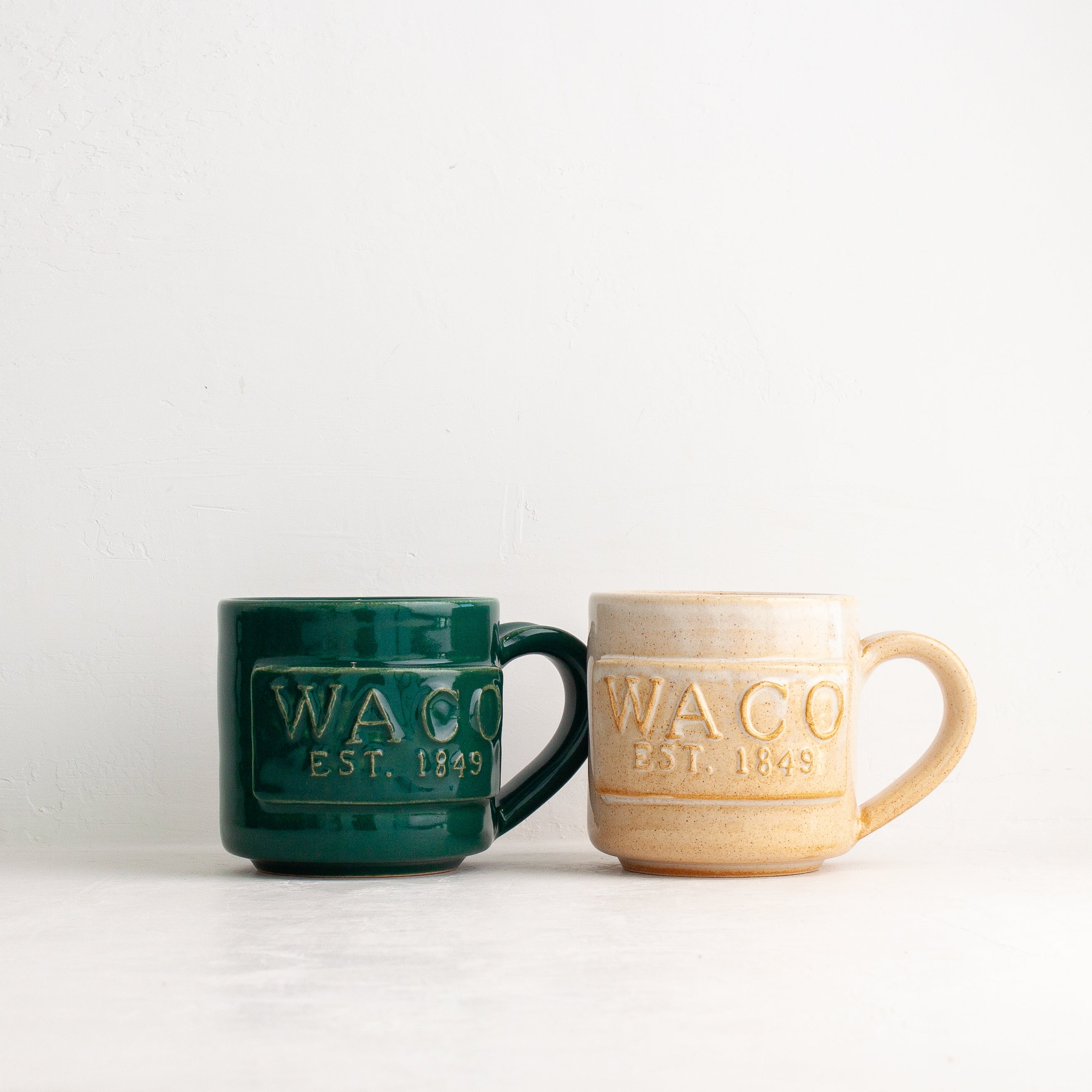 Waco Est. 1849 Mug Black Oak Art