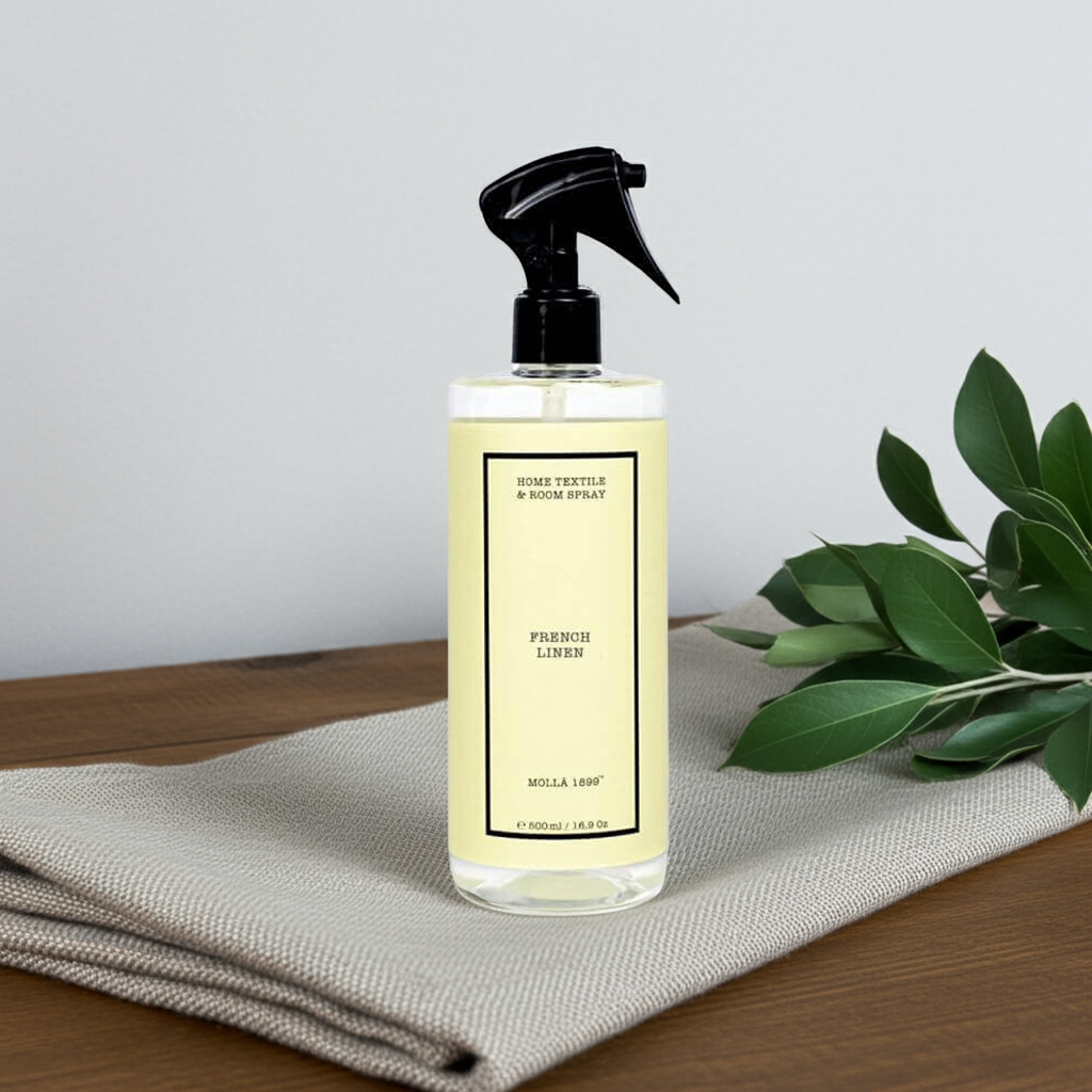 Cereria Molla - Premium Home & Textile Spray - Transparent 16.9 fl oz / 500 ml - - Coastous