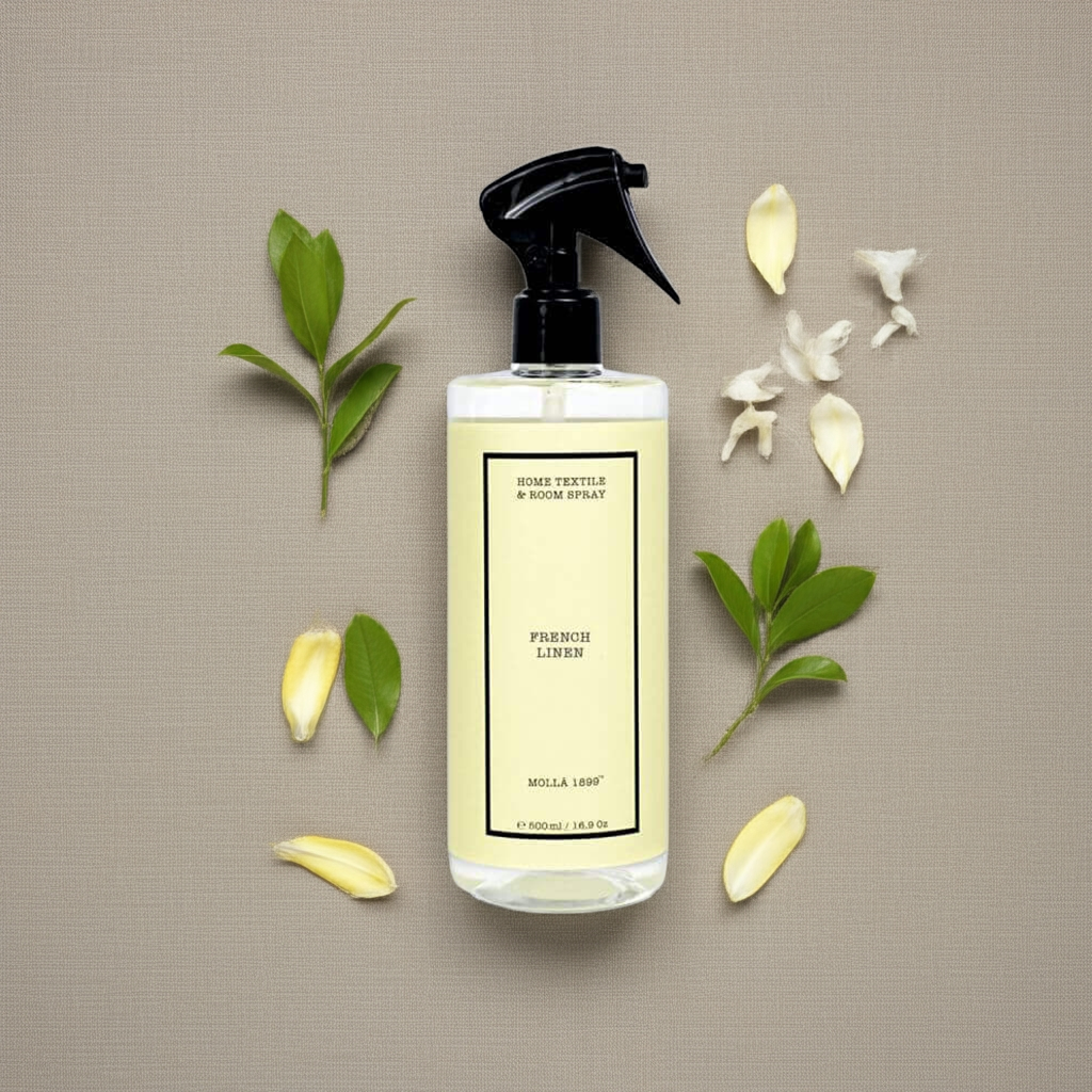 Cereria Molla - Premium Home & Textile Spray - Transparent 16.9 fl oz / 500 ml - - Coastous