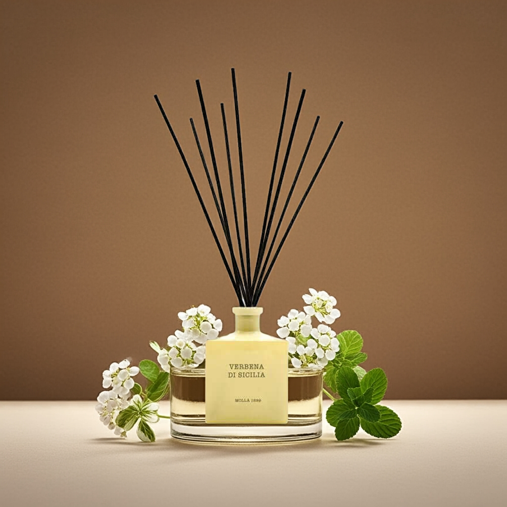 Cereria Molla - Premium Reed Diffuser - Verbena di Sicilia - Coastous