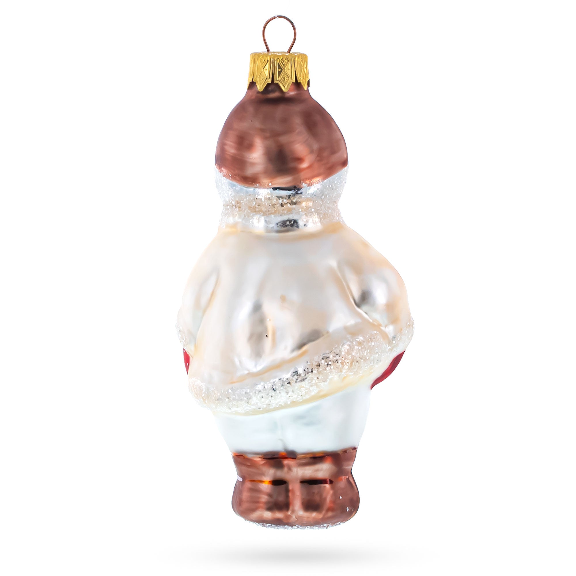 Boy Wearing Vintage Style Costume Glass Ornament