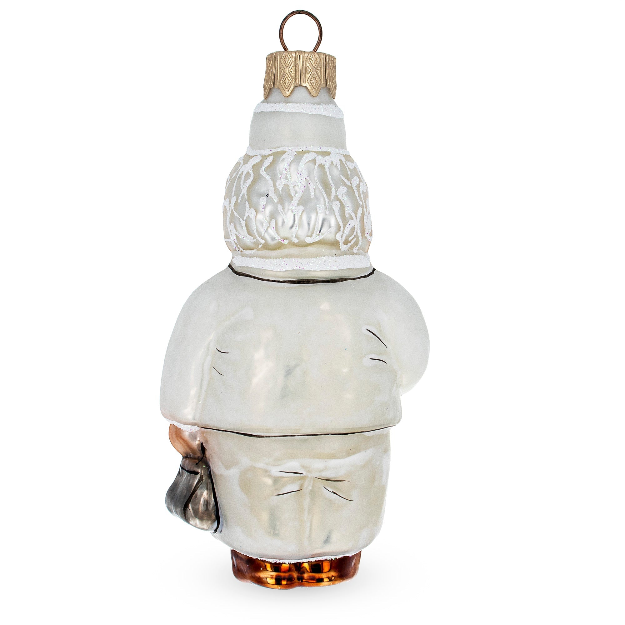 Doctor with Stethoscope Glass Christmas Ornament