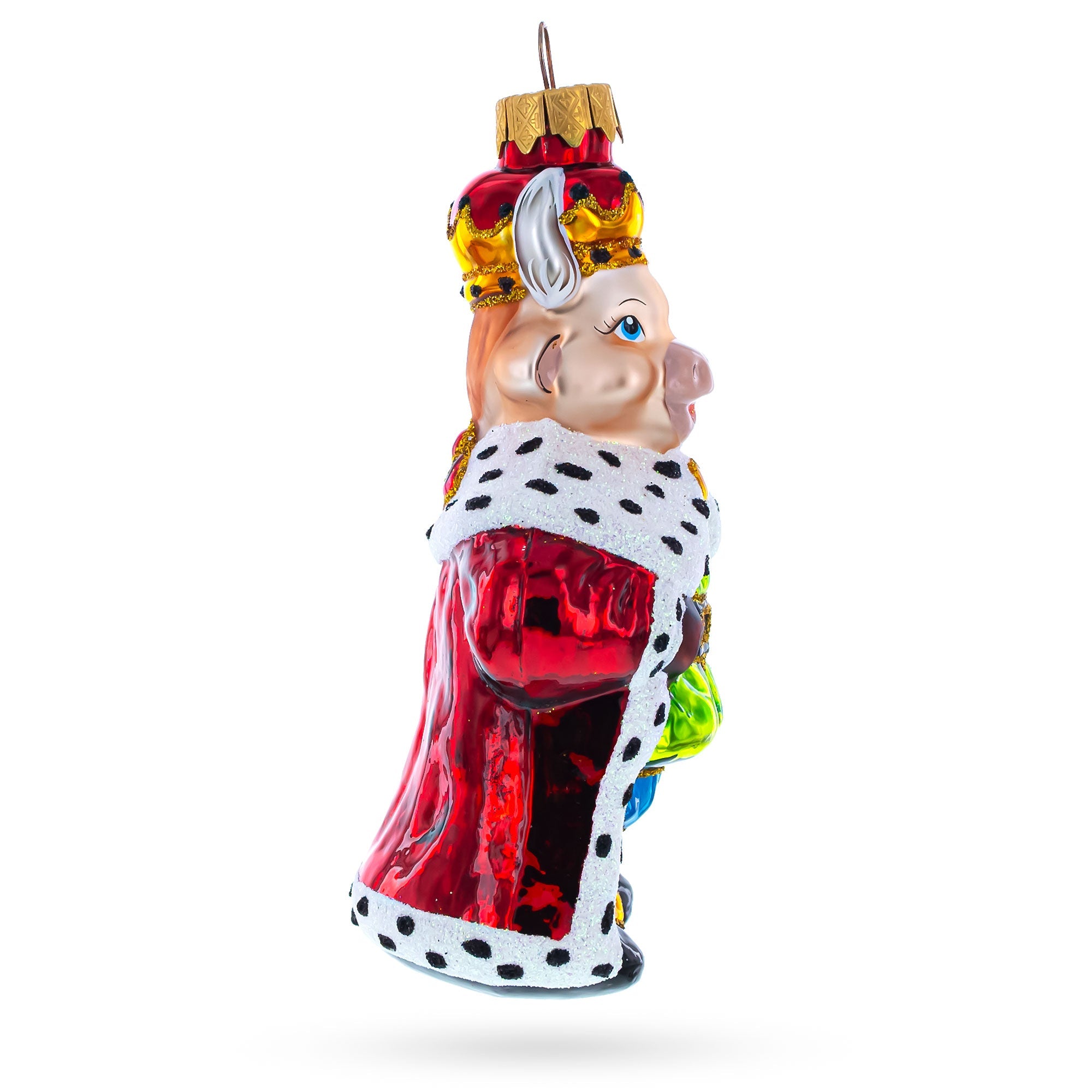 Bull the King Glass Christmas Ornament BestPysanky