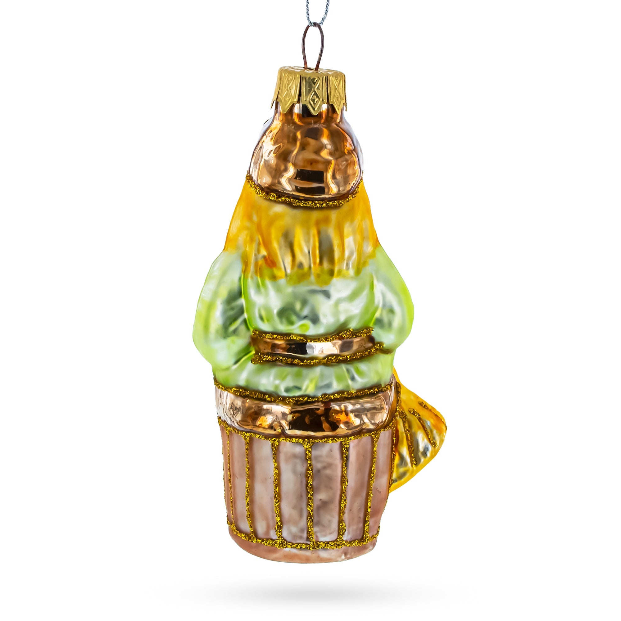 Baba Yaga Folk Tale Character Glass Christmas Ornament BestPysanky