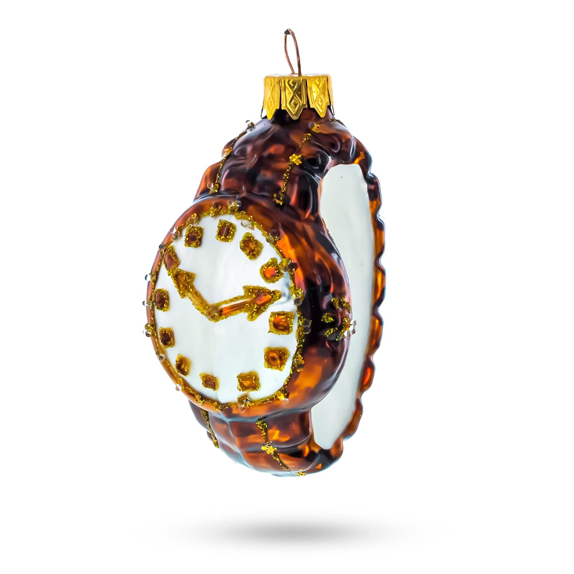 Brown Wristwatch Glass Christmas Ornament BestPysanky