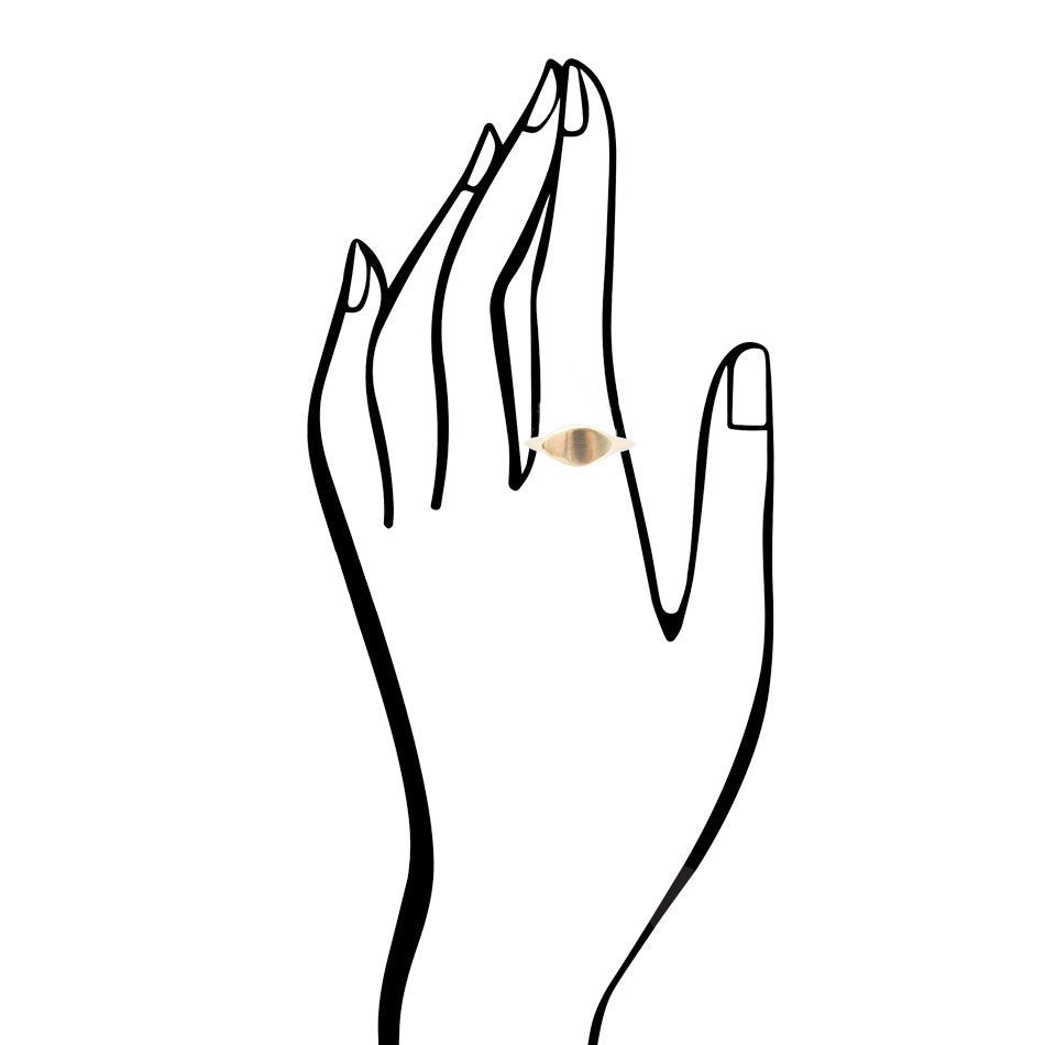 All Bronze Small Signet Ring Barse Jewelry