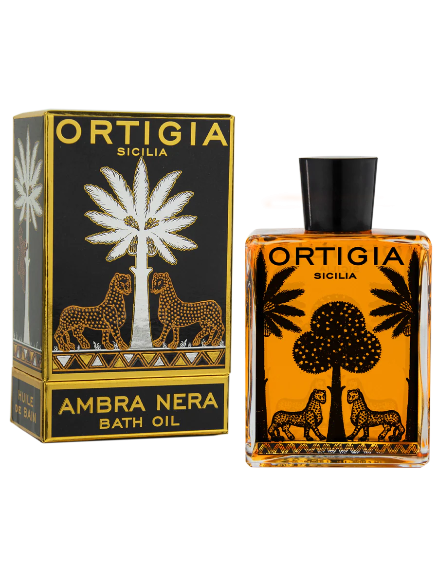 ORTIGIA Sicilia - AMBRA NERA BATH OIL 200ML - 6.8 fl. oz. ORTIGIA Sicilia