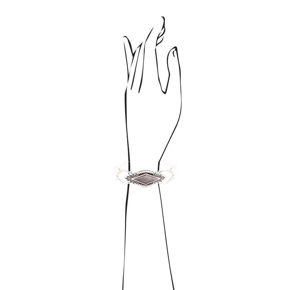 Anemone Black Pearl Cuff Bracelet Barse Jewelry