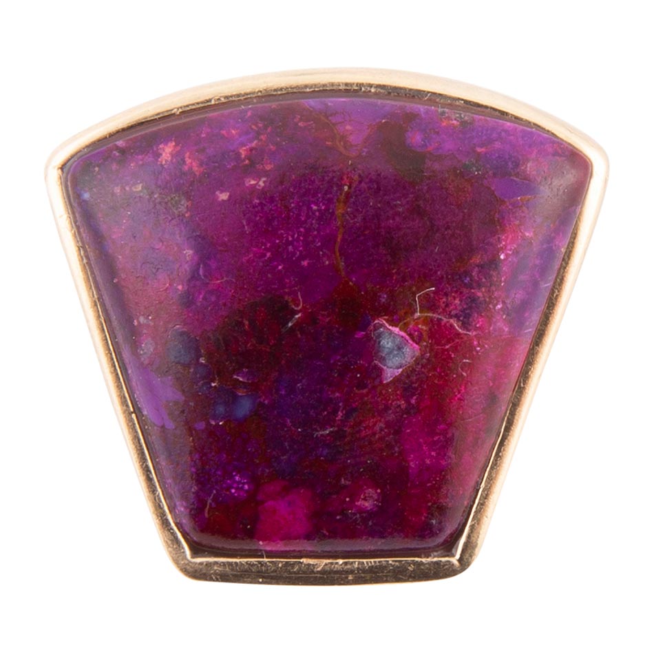 Athena Purple Turquoise Statement Golden Ring Barse Jewelry