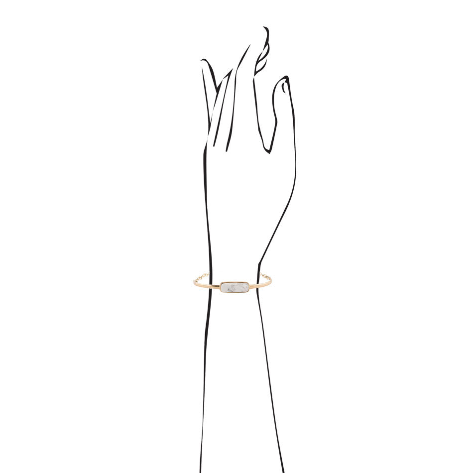 Back to Basics White Howlite Bracelet Barse Jewelry