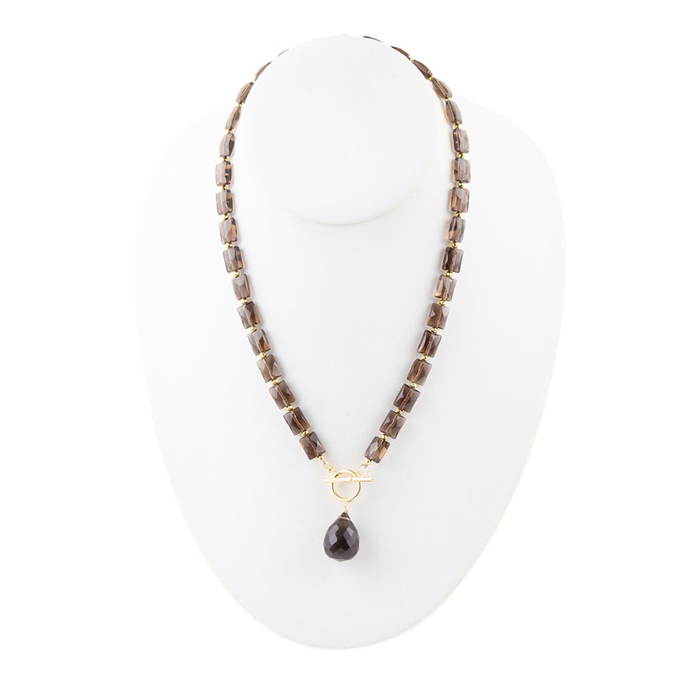 Baron Smoky Quartz Charm Necklace Barse Jewelry