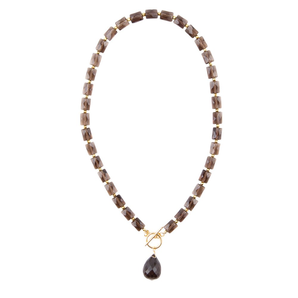 Baron Smoky Quartz Charm Necklace Barse Jewelry