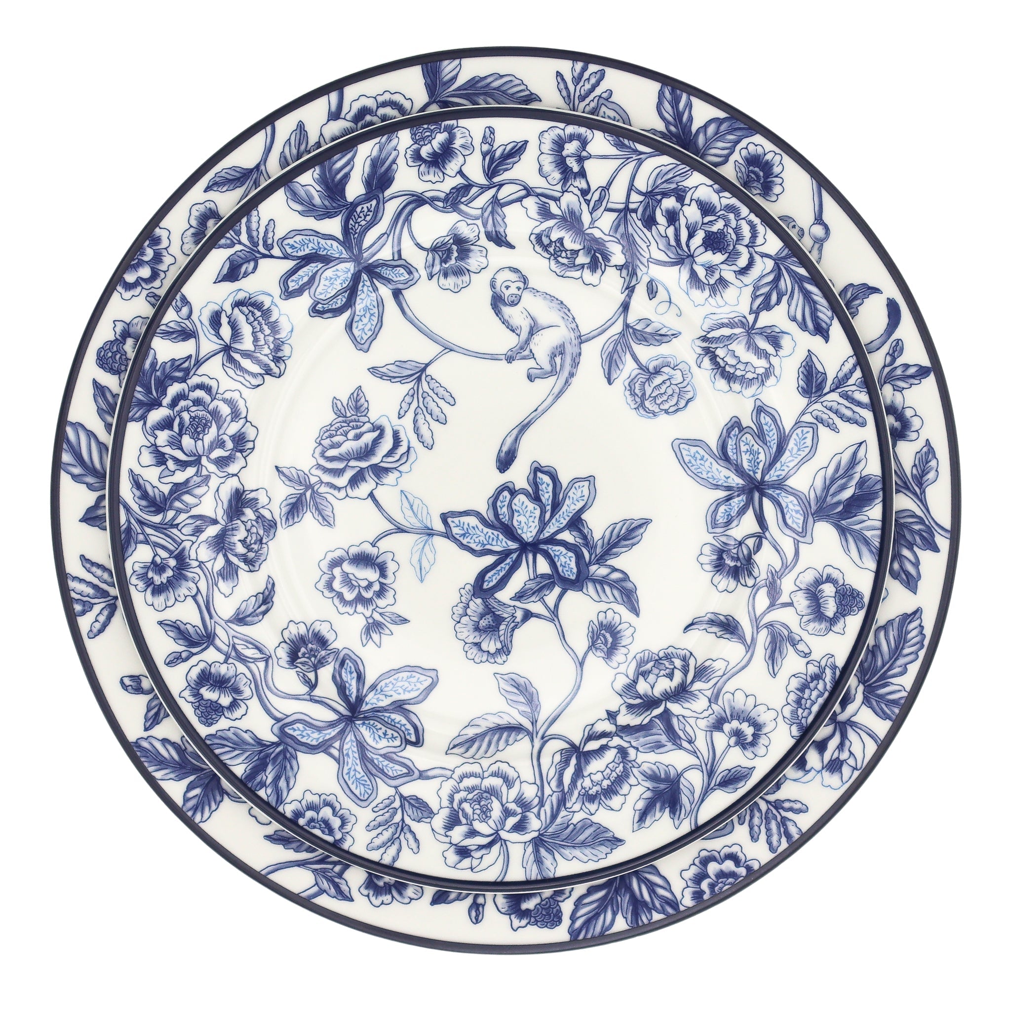 Bombay Blue Dinner Plate - Set of 4 (+1 Bonus Plate) Ro'Table